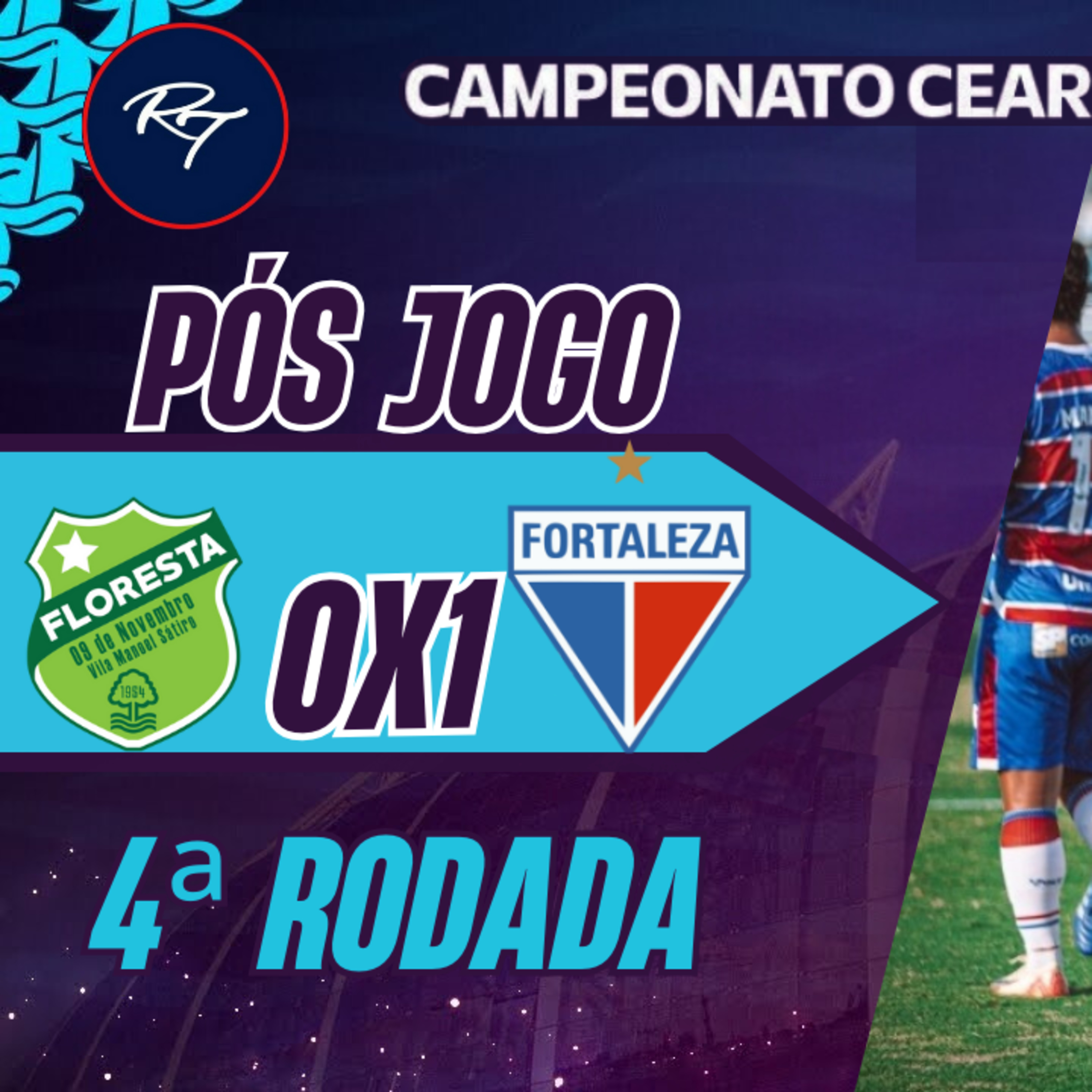 #T4E22 - PÓS JOGO - #FLORESTA 0X1 #FORTALEZA - 4ª RODADA - CEARENSE25 episode artwork