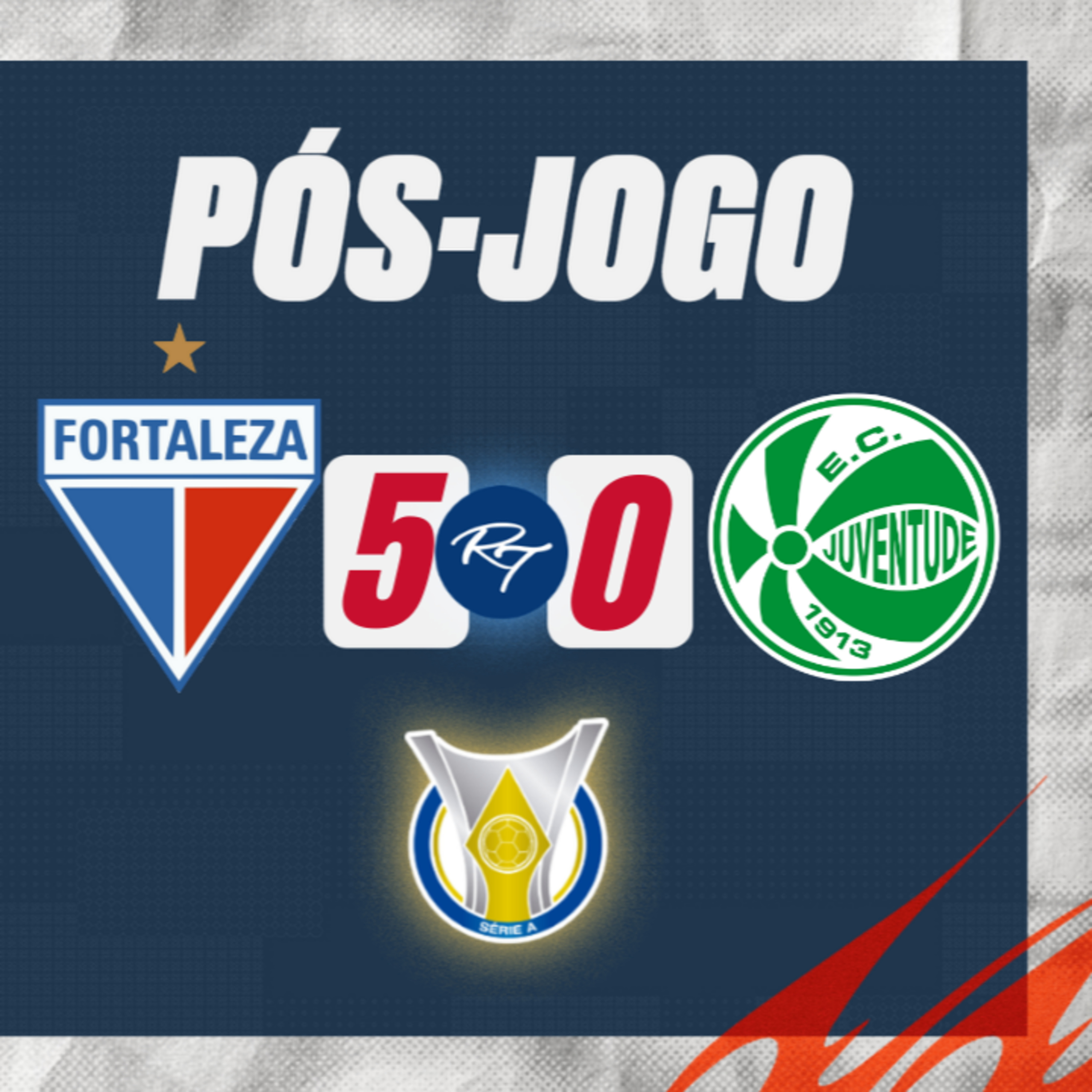 #T4E88 - PÓS JOGO - #FORTALEZA 5X0 #JUVENTUDE - 8ª RODADA #BR25 episode artwork