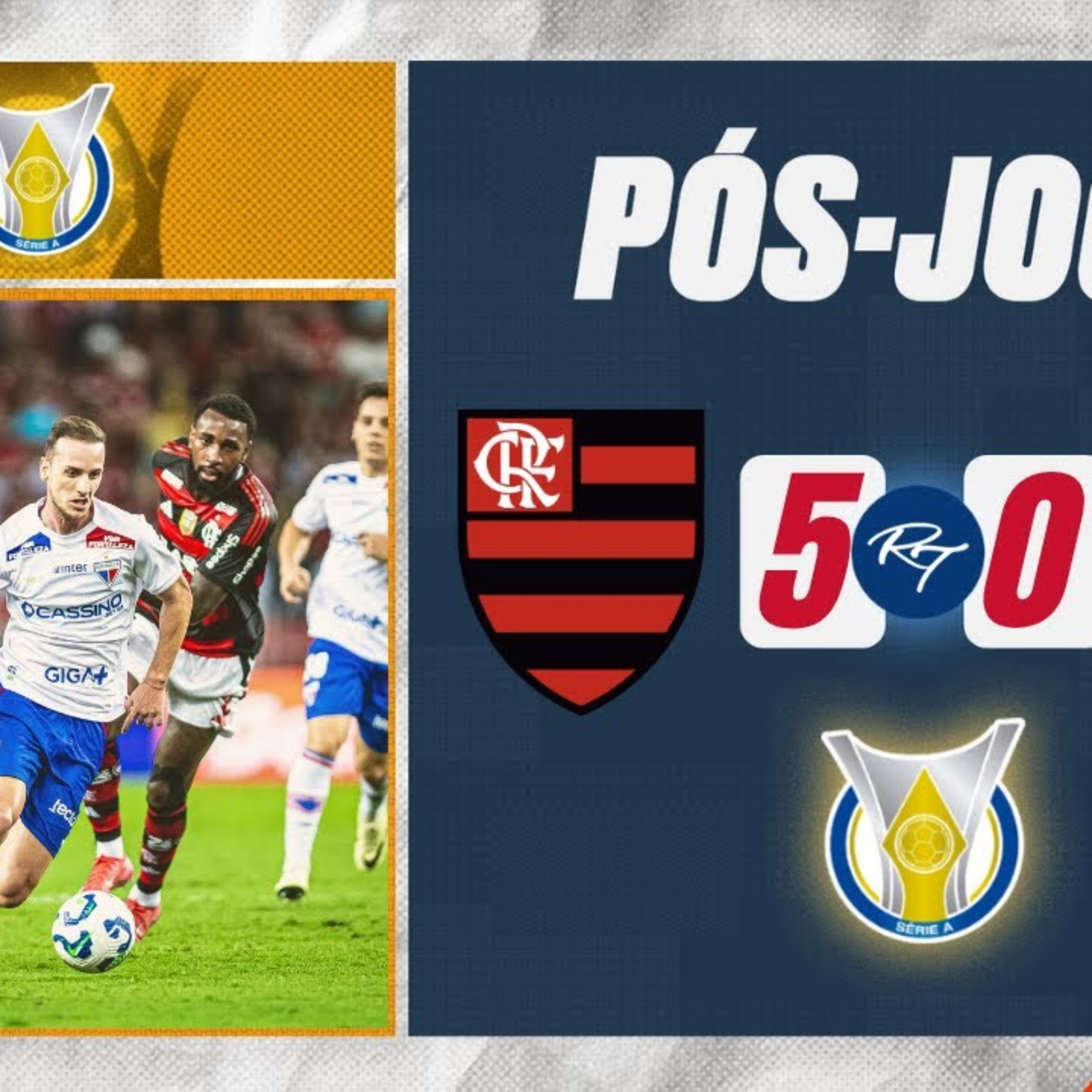 #T4E104 - VERGONHA, GOLEADA E Z4 - PÓS JOGO - #FLAMENGO 5X0 #FORTALEZA - 11ª RODADA #BR25 episode artwork