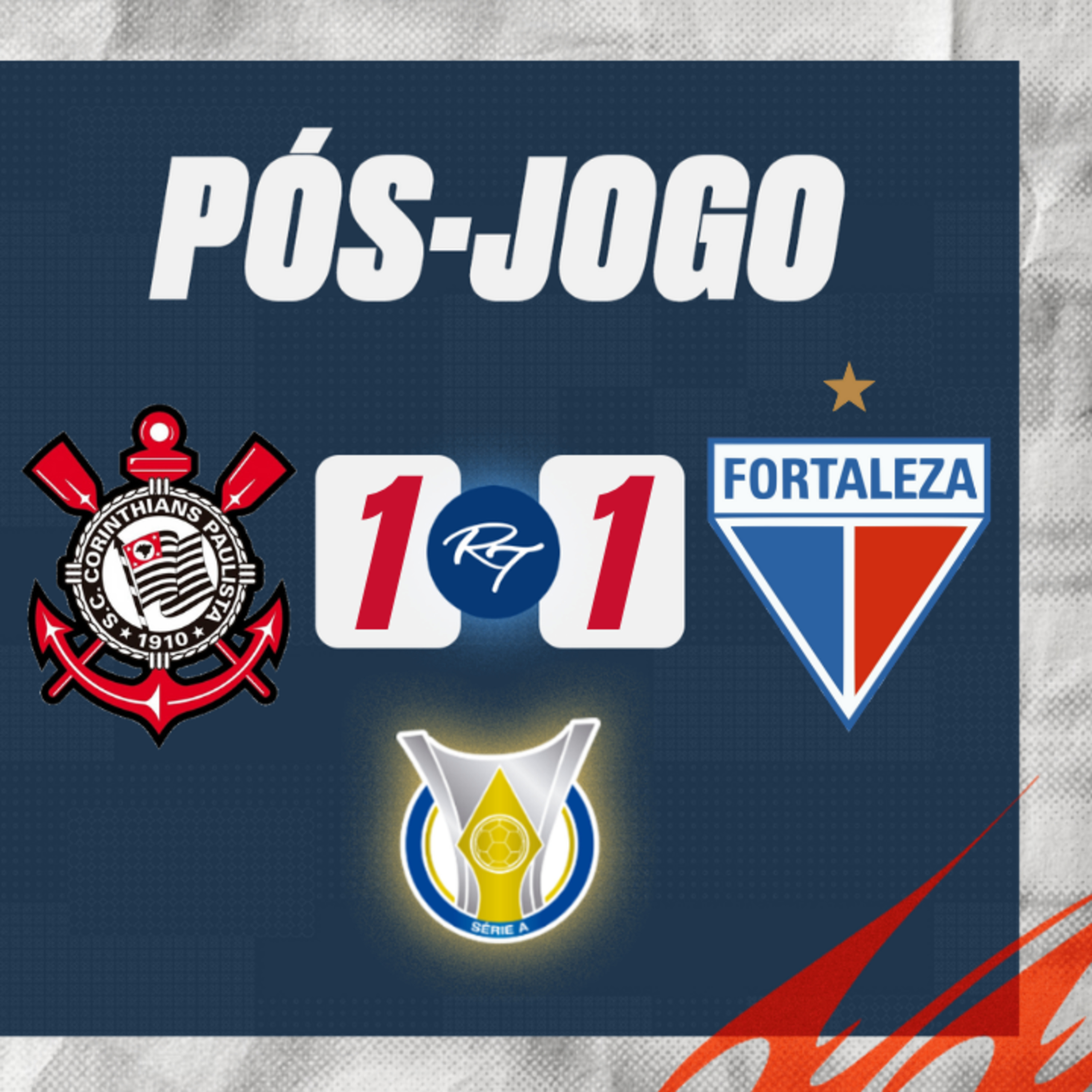 #T4E135 - PÓS JOGO - #CORINTHIANS 1X1 #FORTALEZA - 18ª RODADA #BR25 episode artwork