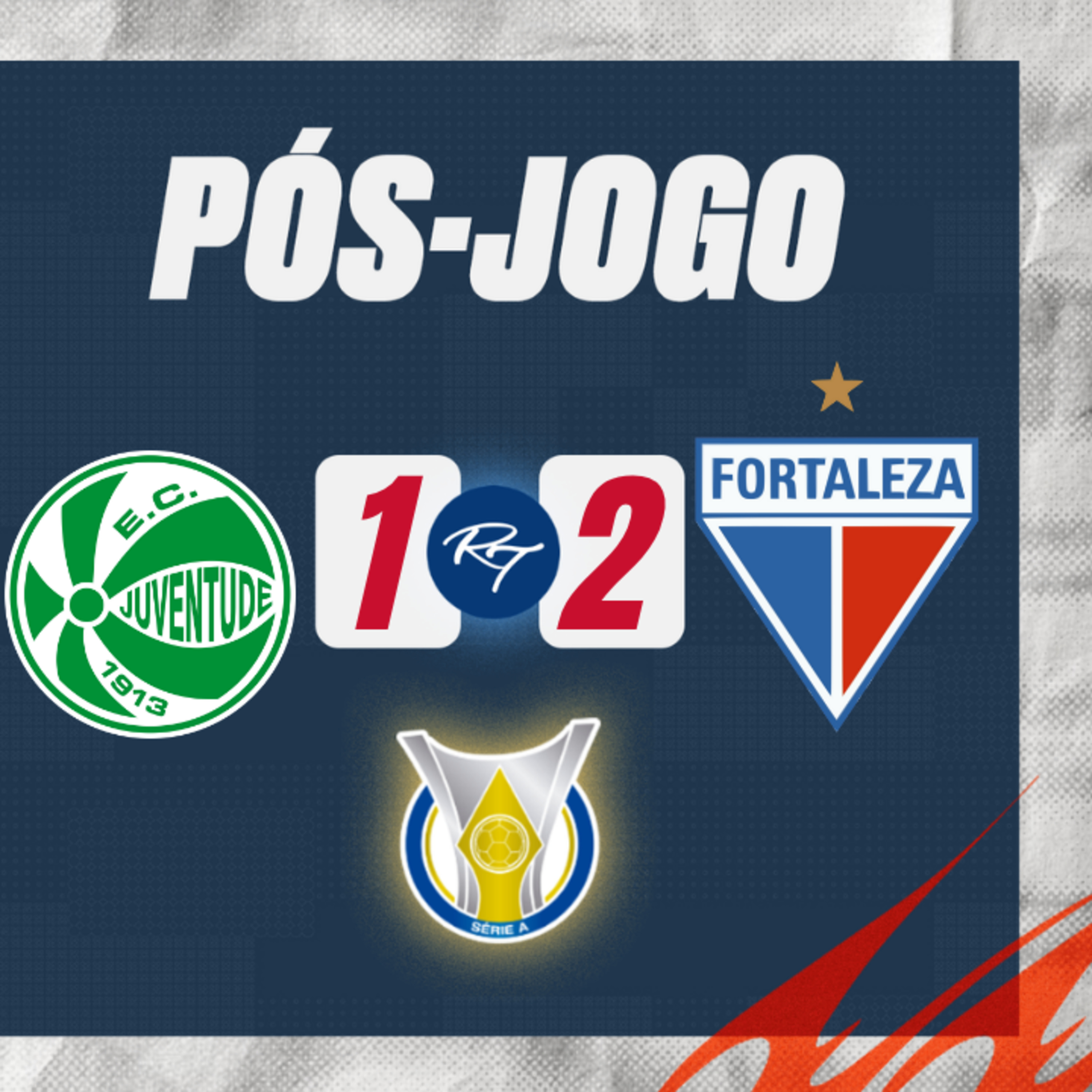 #T4E175 - PÓS JOGO - #JUVENTUDE 1X2 #FORTALEZA - 27ª RODADA #BR25 episode artwork