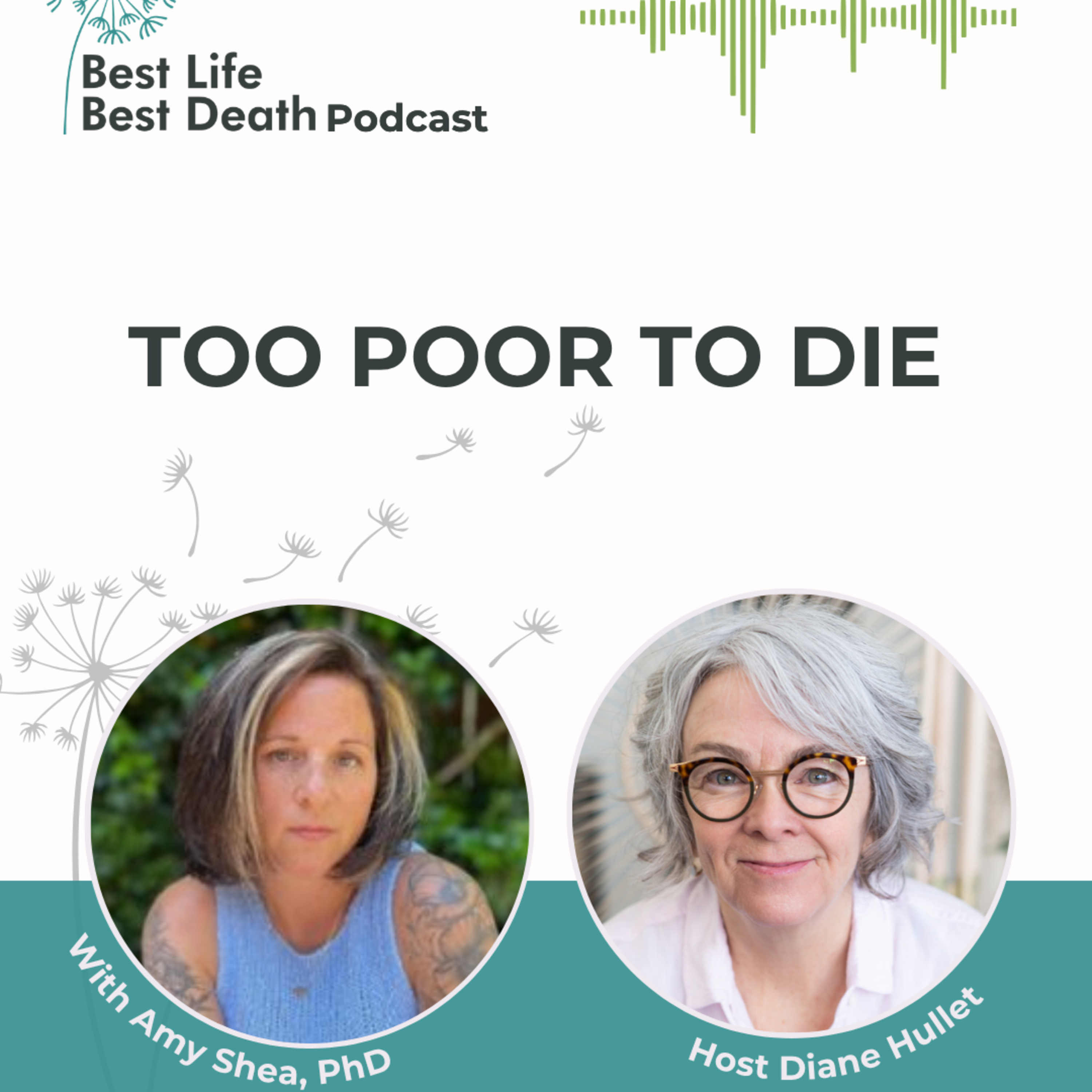 #250 Too Poor to Die – Amy Shea, PhD episode artwork