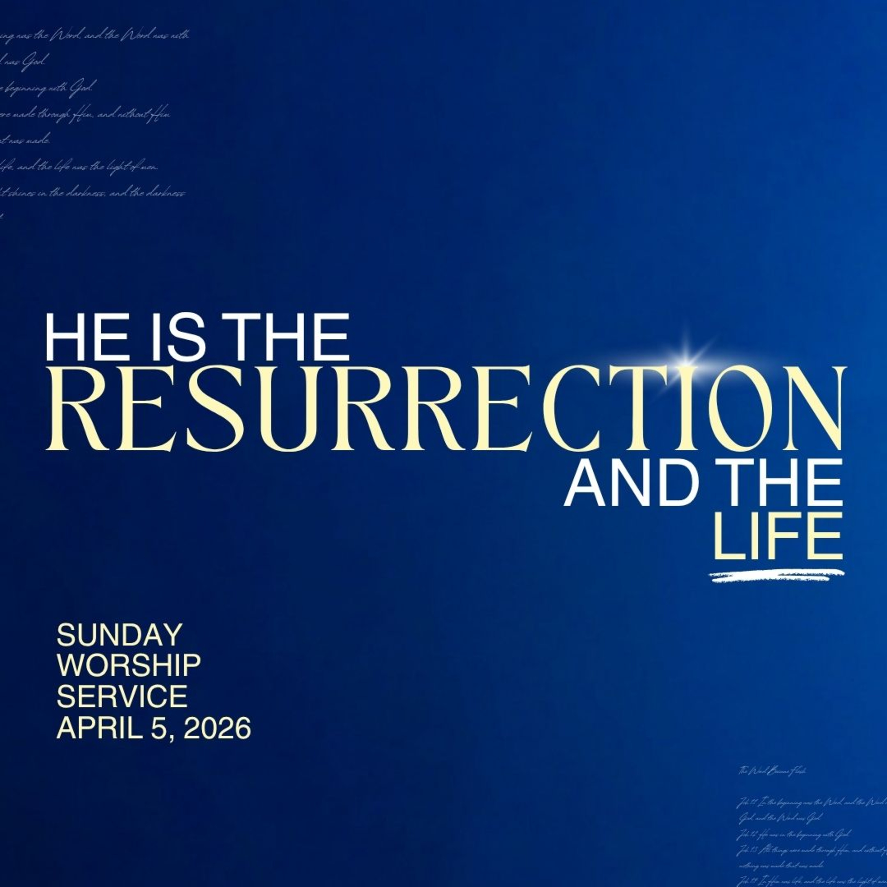 He is The Resurrection and The Life - Ptr Ricky Tansiongco episode artwork