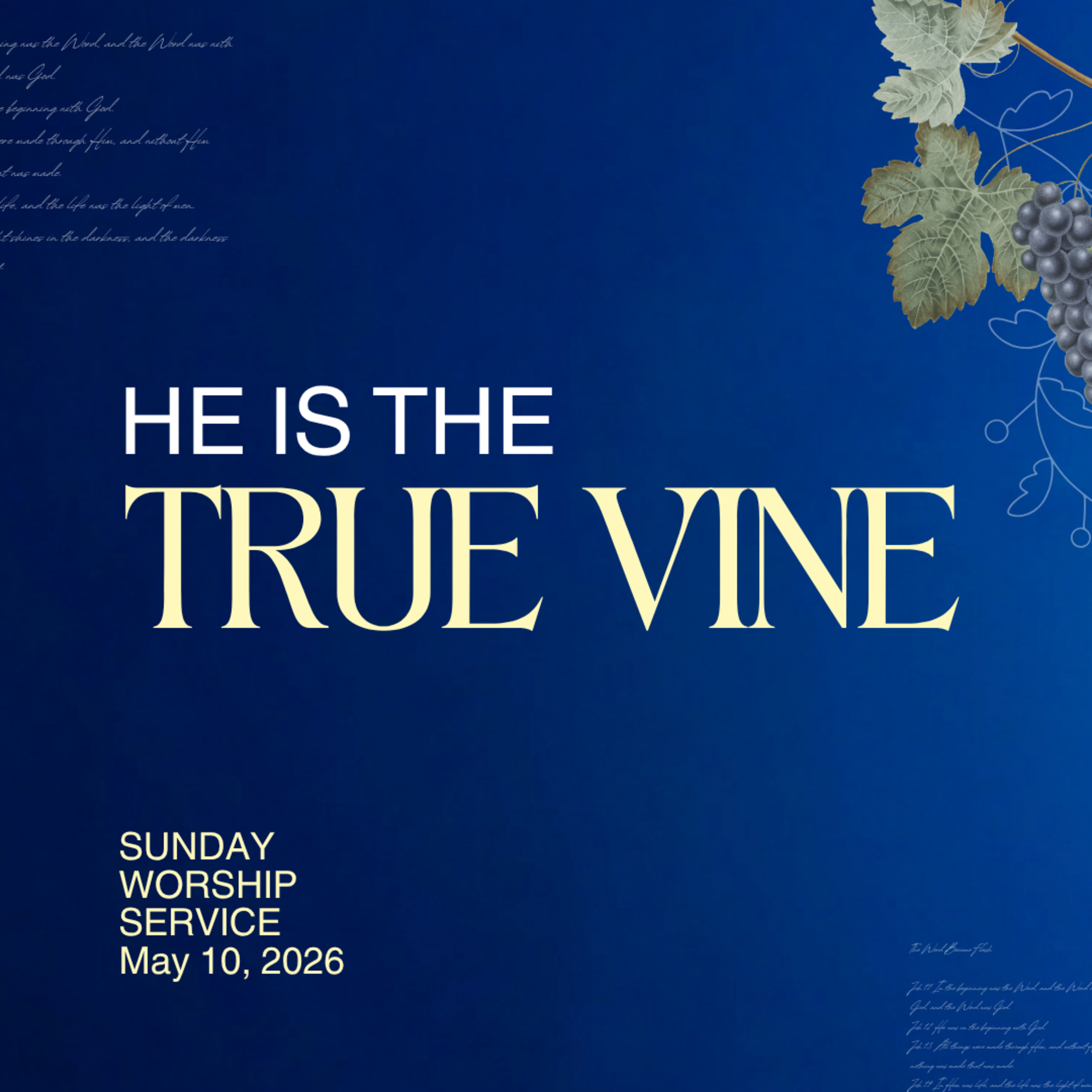 He is The True Vine - Ptr Sam Sanchez episode artwork