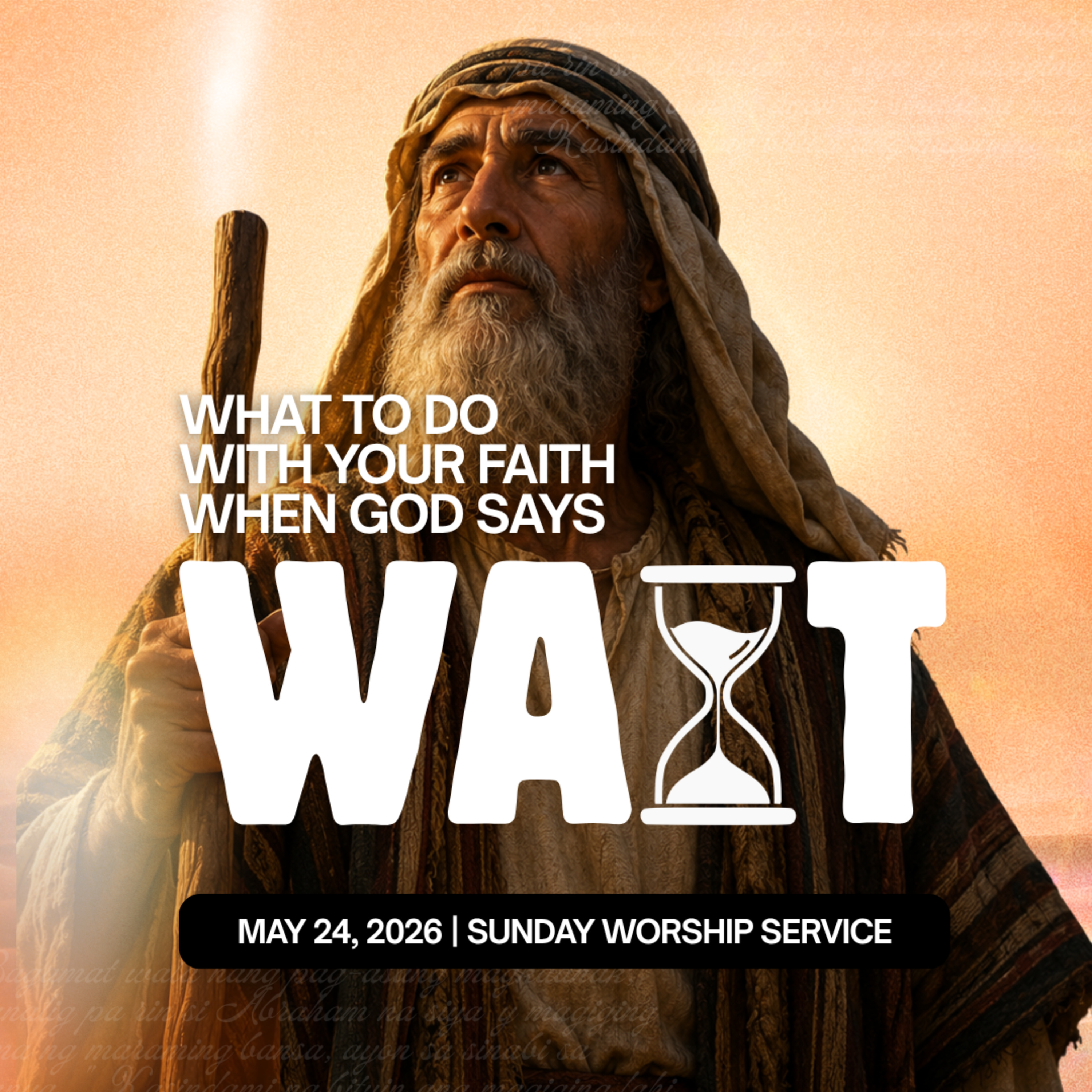 What to do with Your Faith when God Says "Wait" - Ptr Jesse Velasco episode artwork