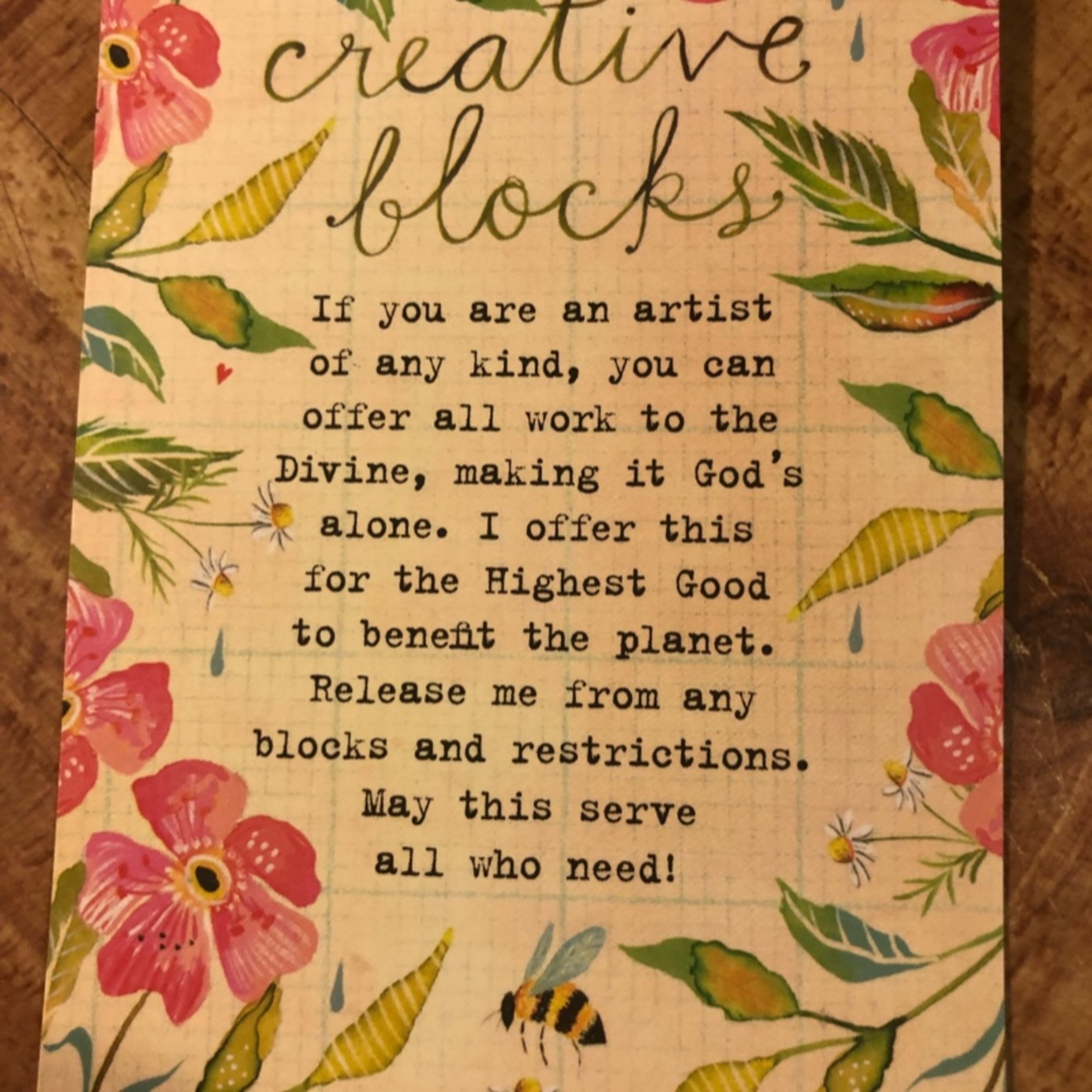 Creative blocks: handing them over to the Divine episode artwork