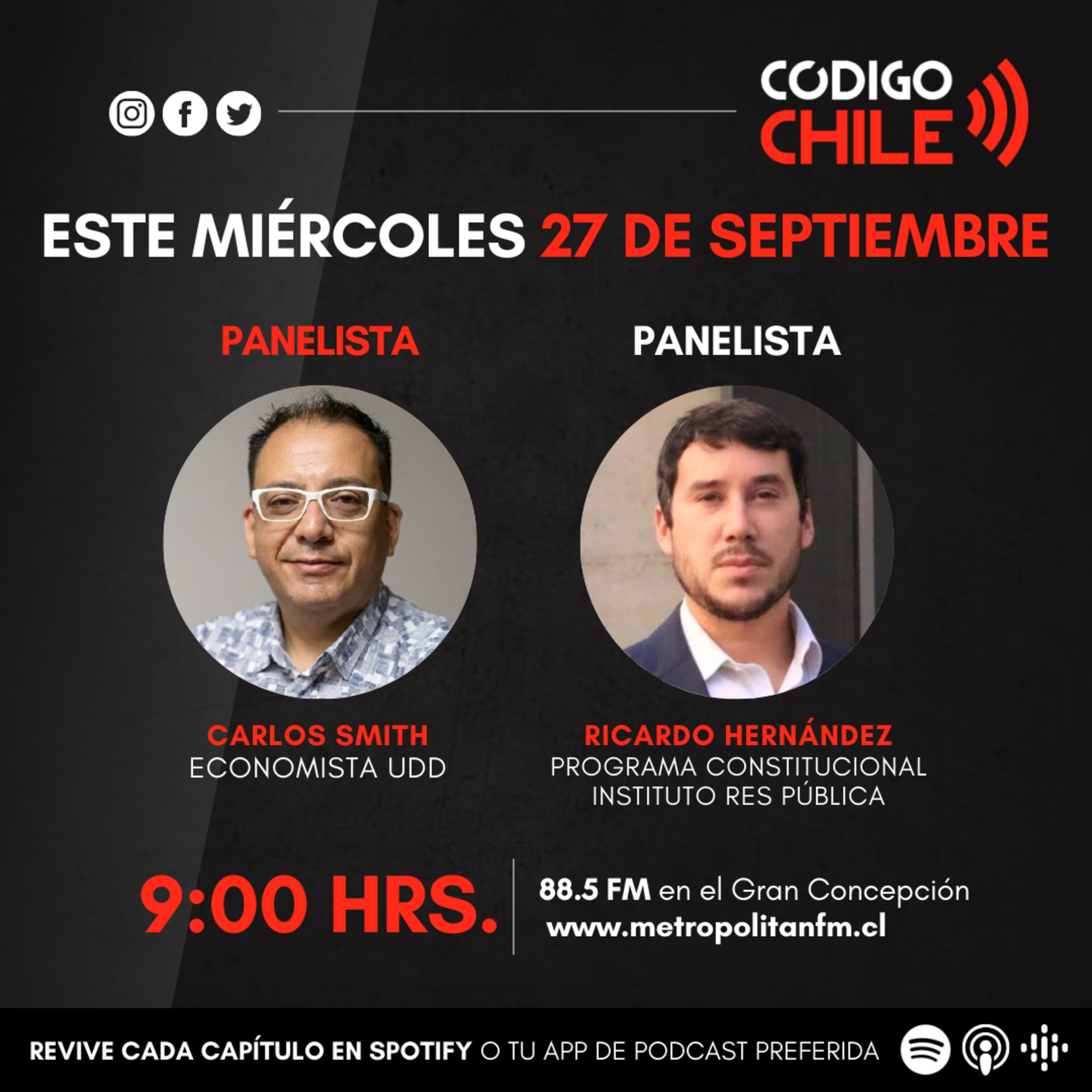 Programa miércoles 27 de septiembre episode artwork