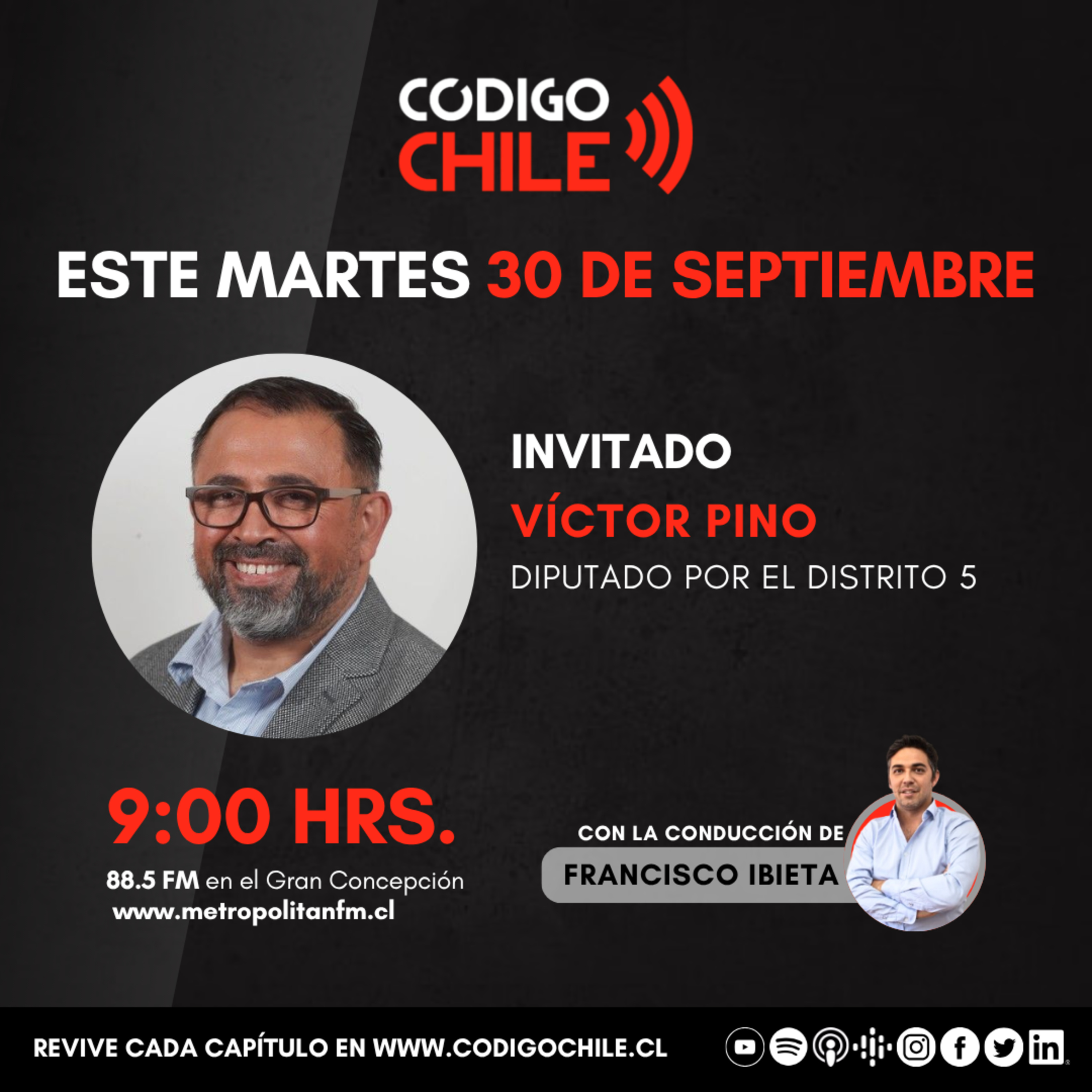 Actualidad parlamentaria | Entrevista Víctor Pino | 30 de septiembre 2025