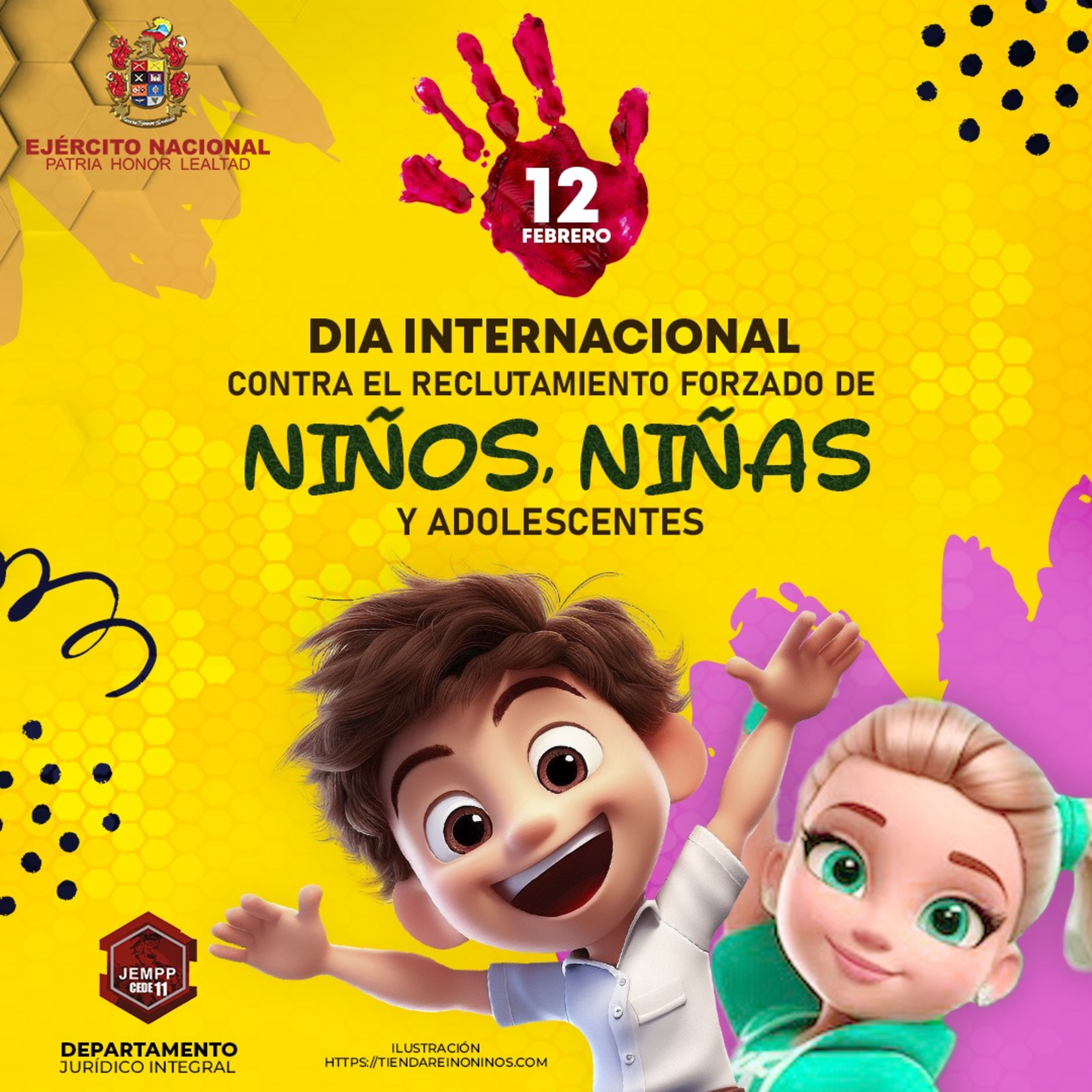El 12 de febrero se conmemora el Día Internacional de las Manos Rojas 👐