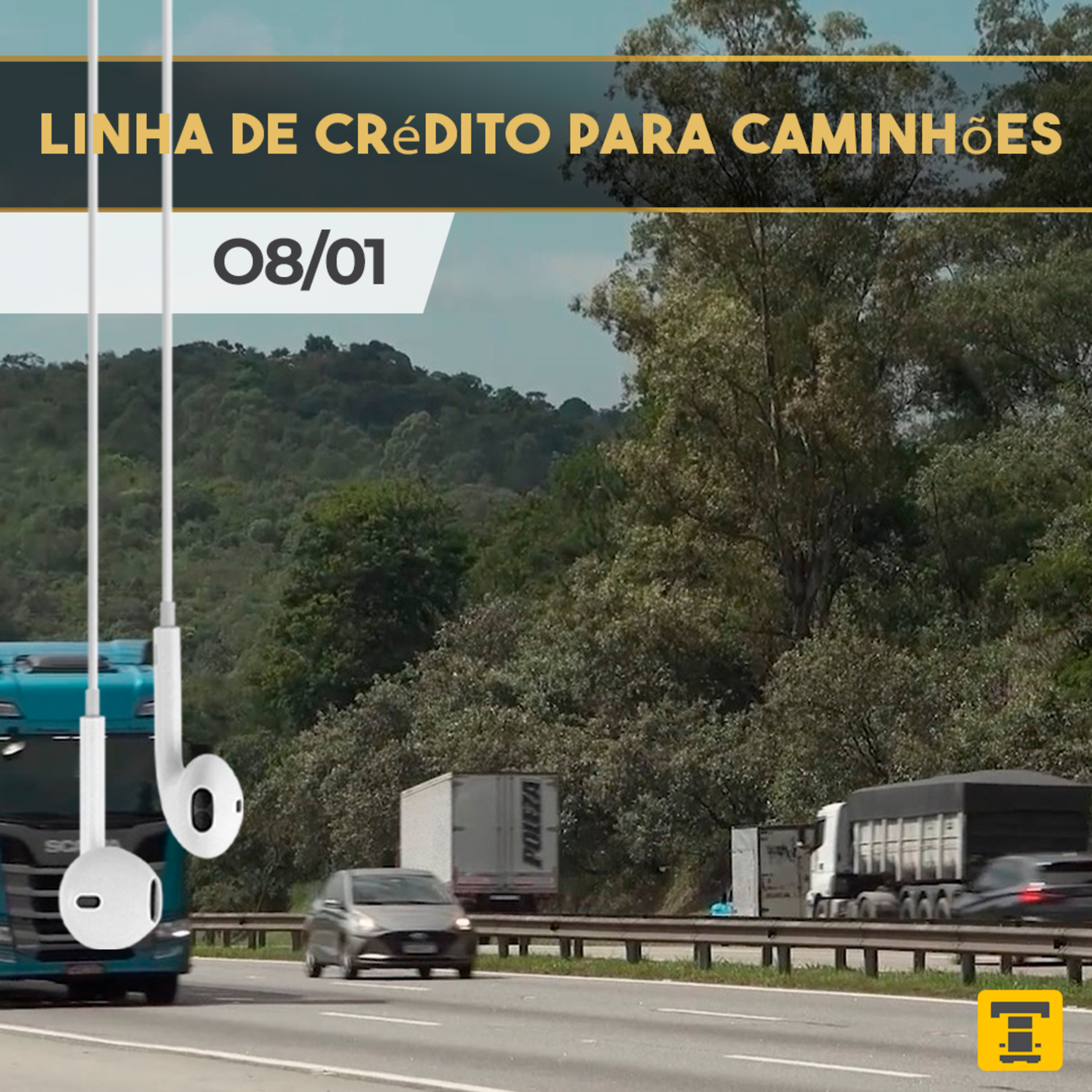 Linha de crédito para caminhões novos e seminovos