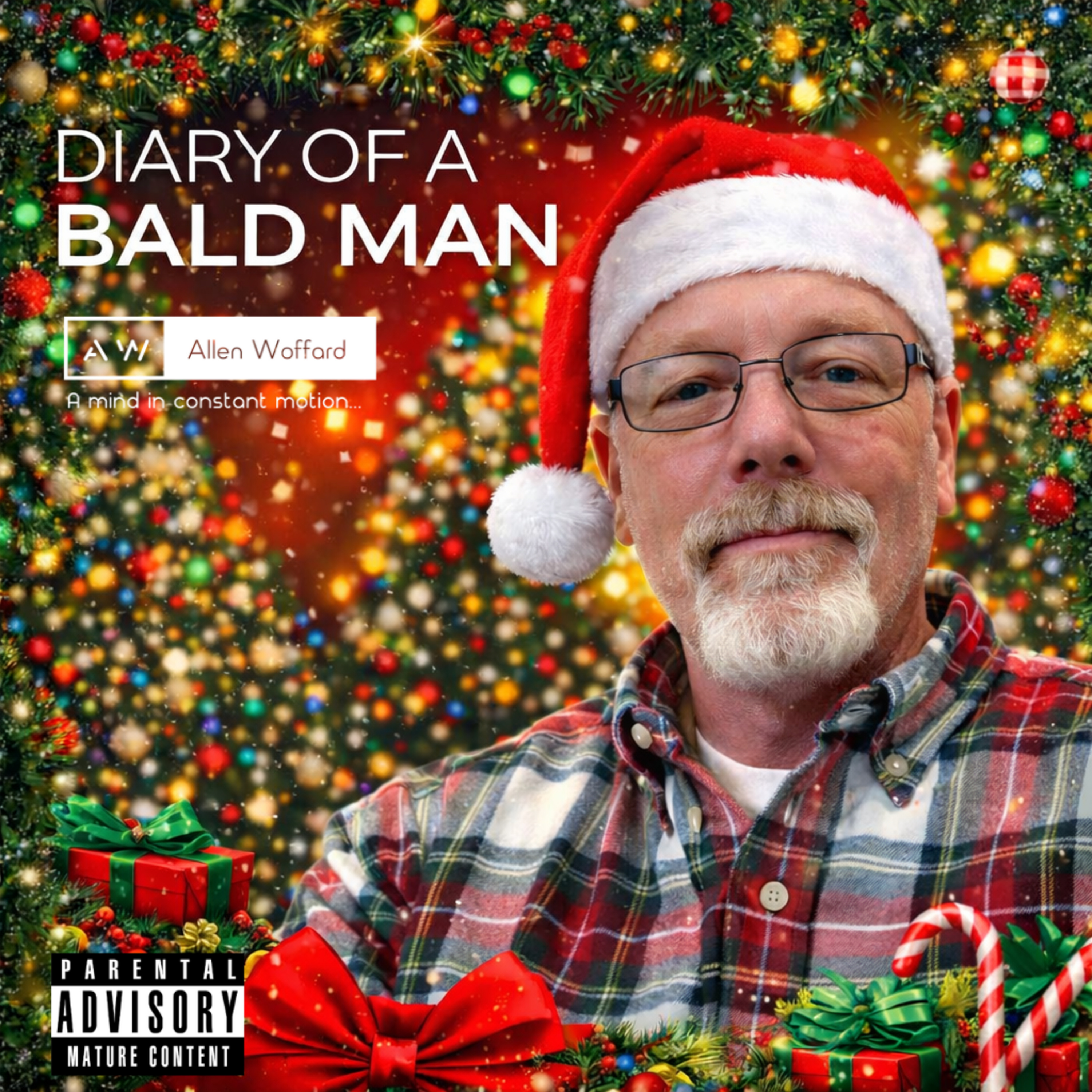Sweatpants, Screens, and Santa’s Drones: A New Holiday Classic from Diary of a Bald Man episode artwork