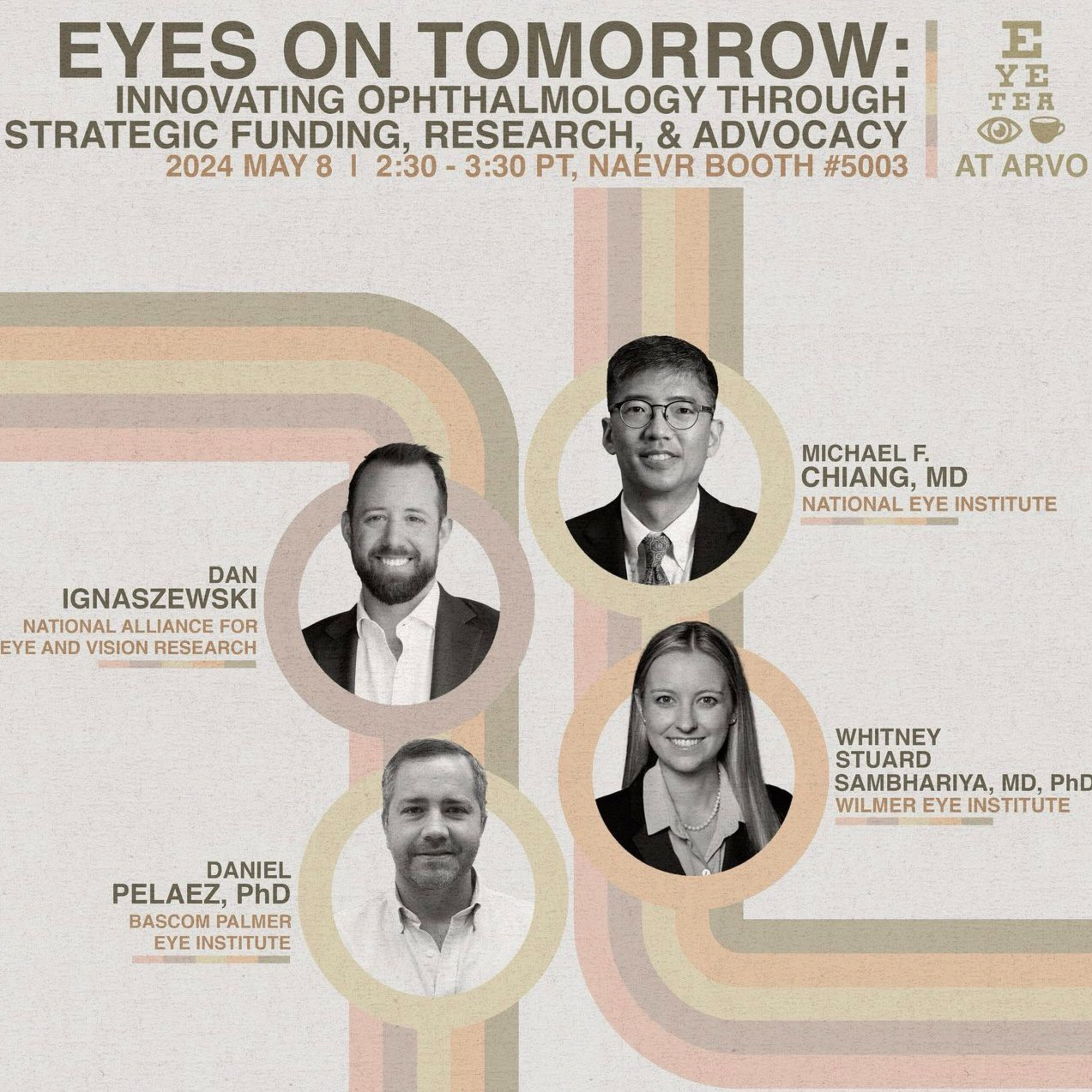 S4:E10 - Eye Tea x NAEVR: Eyes on Tomorrow with Dr. Michael Chiang, Dr. Daniel Pelaez, Dr. Whitney Sambhariya, and Dan Ignaszewski