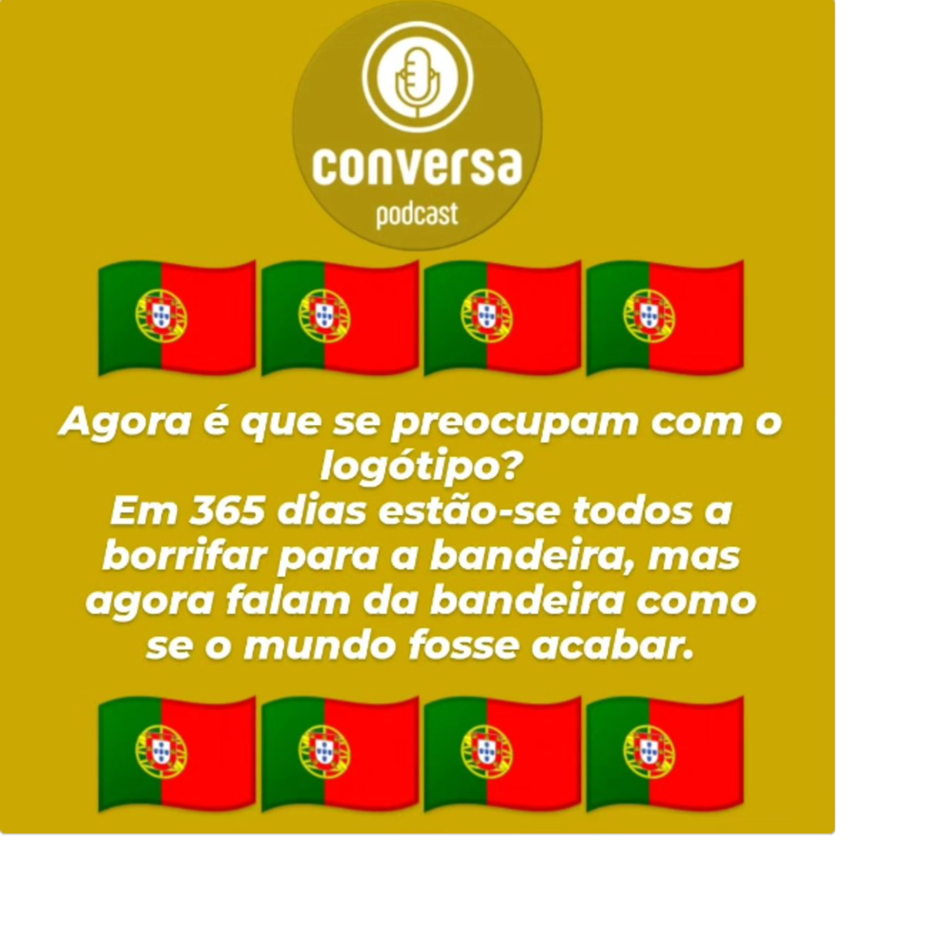 Agora é que se preocupam com o logótipo? episode artwork