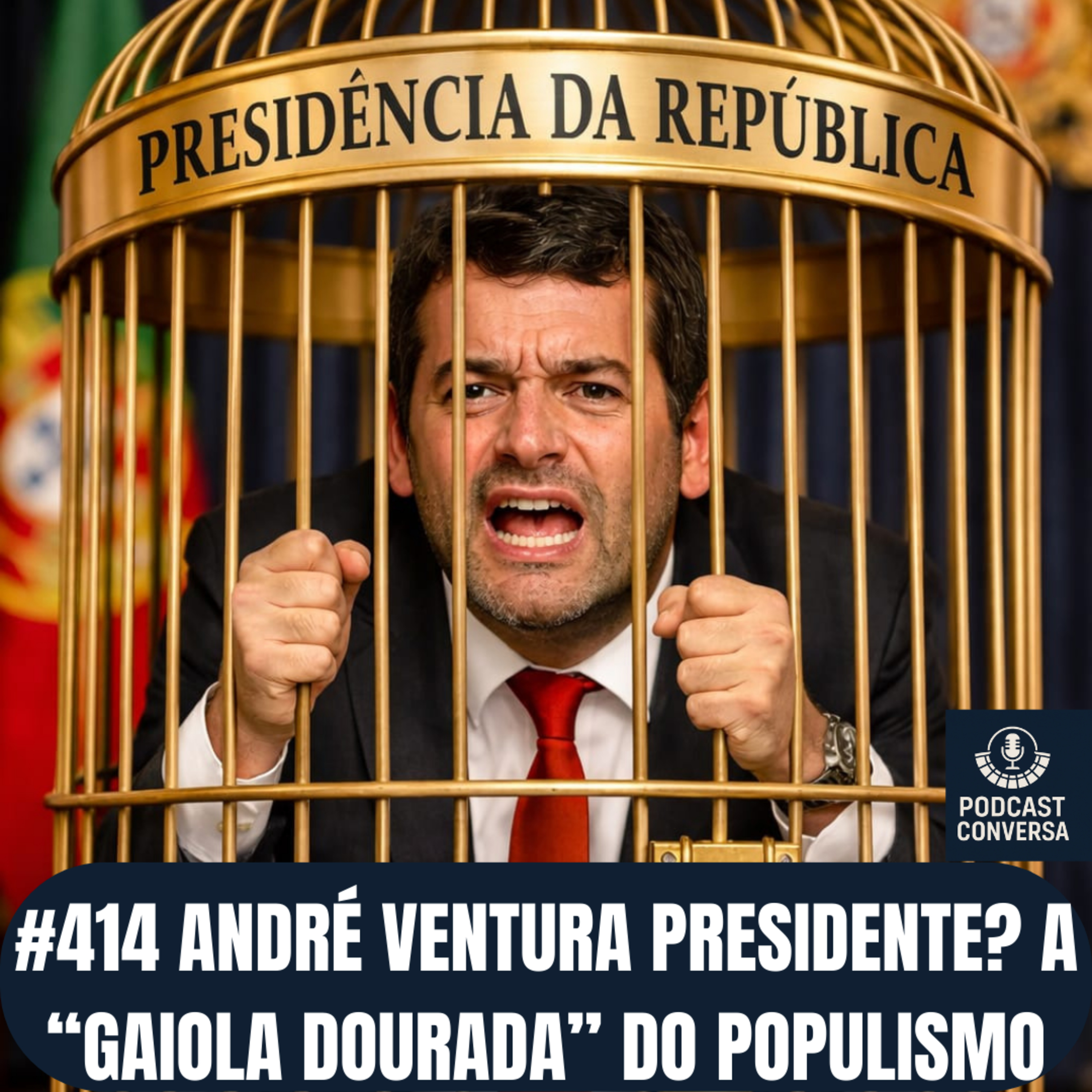 #414 André Ventura Presidente? A “Gaiola Dourada” do Populismo episode artwork