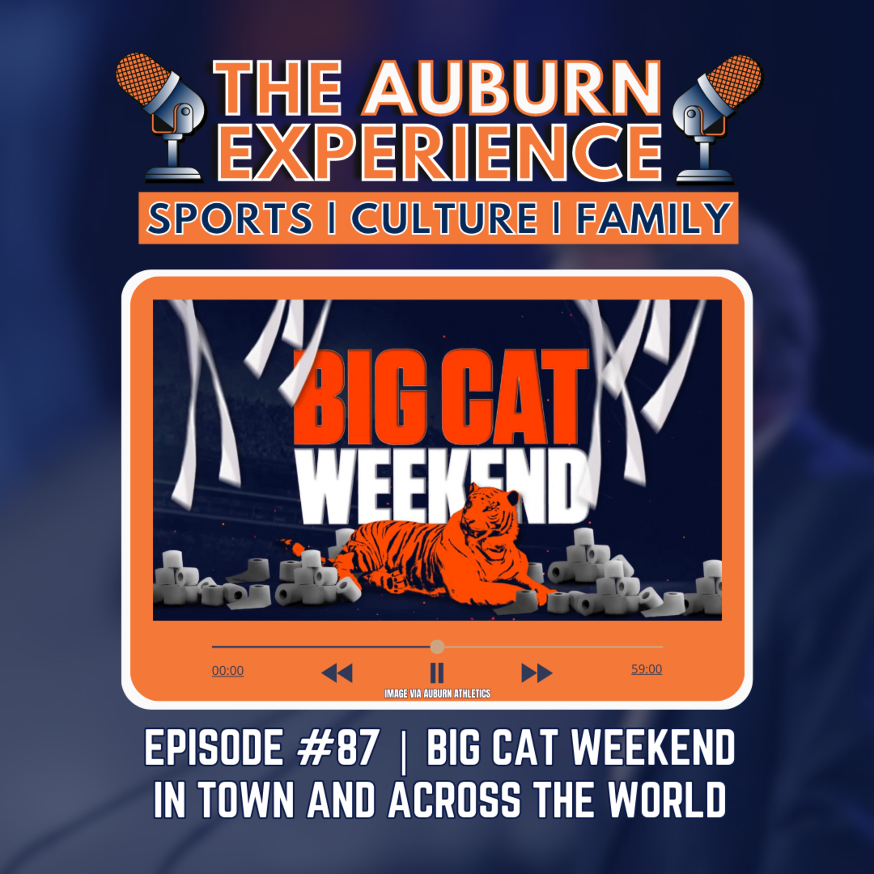 The Auburn Experience #87 | Big Cat Weekend in Town and across the world episode artwork