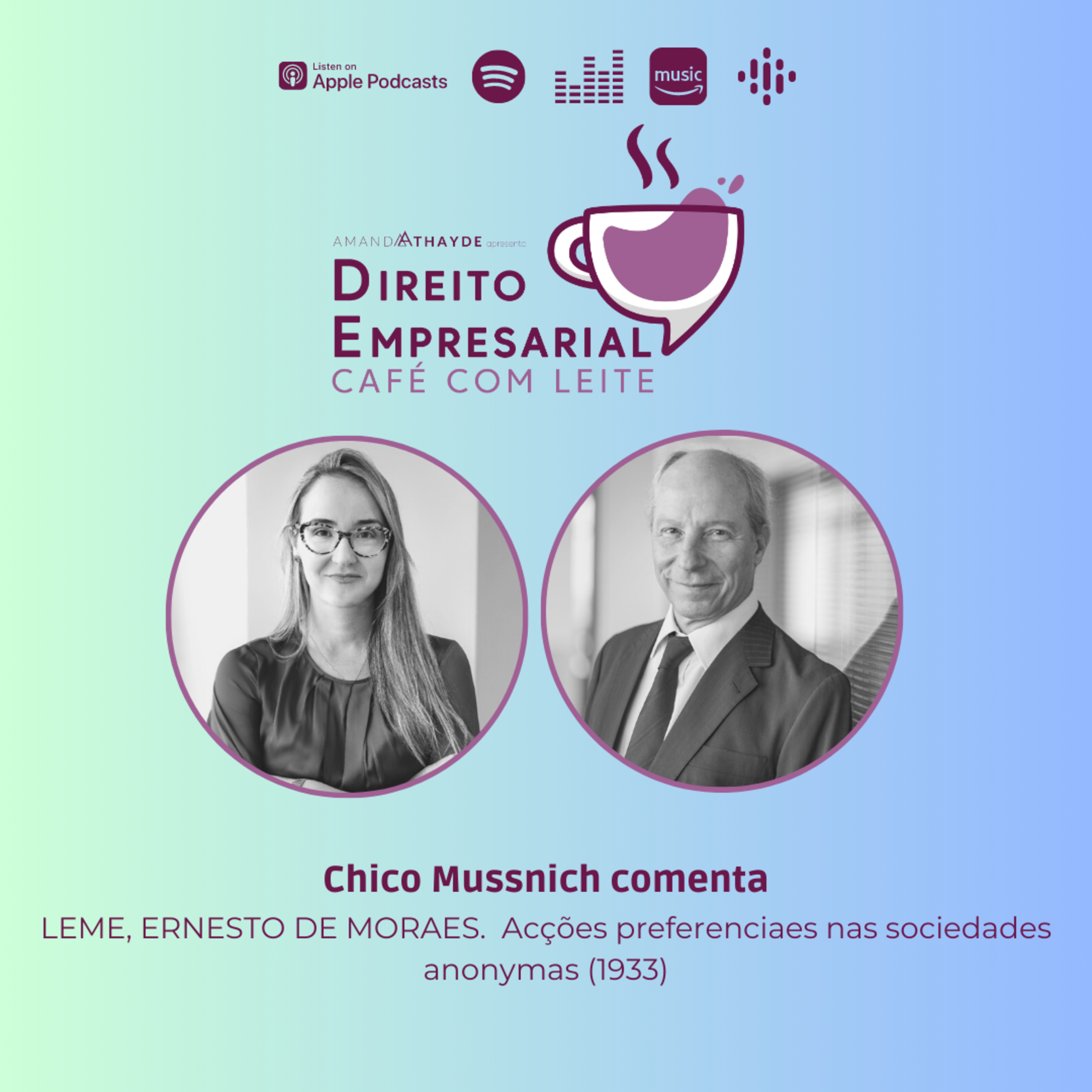 EP#125: LEME, ERNESTO DE MORAES. Acções preferenciaes nas sociedades anonymas (1933) episode artwork