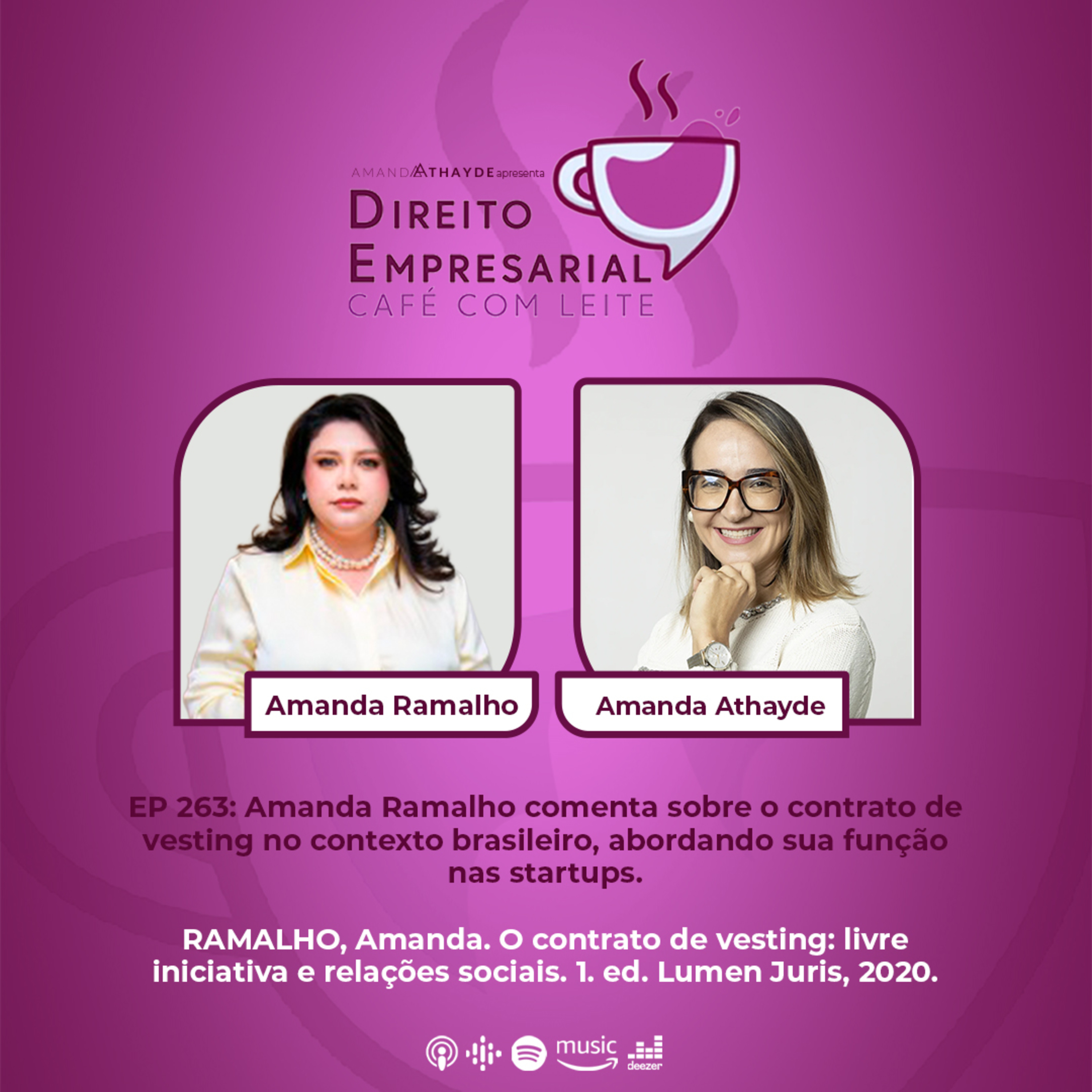#263: Amanda Ramalho, comenta sobre contrato de vesting no contexto brasileiro. episode artwork