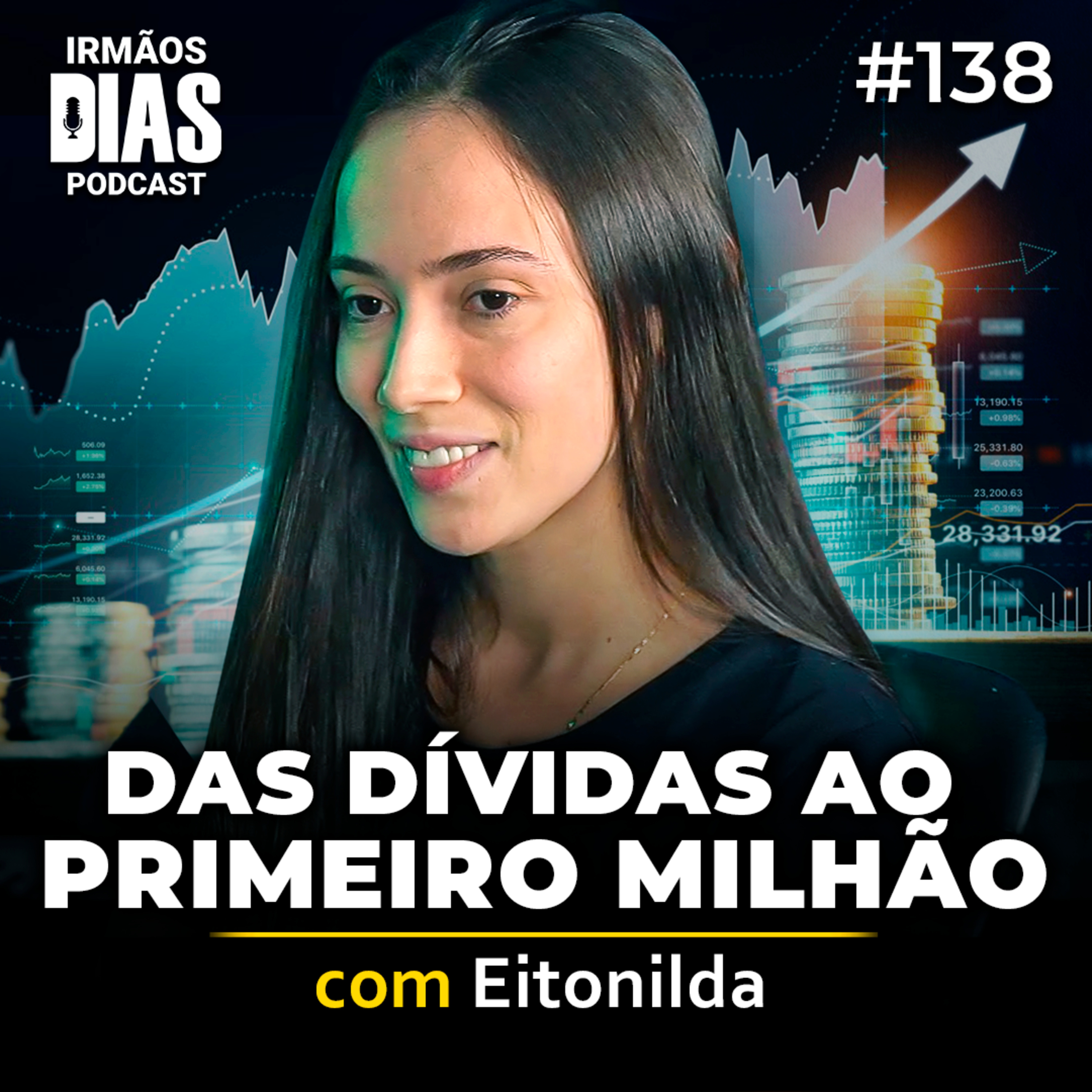 COMO ELA SAIU DAS DÍVIDAS E CHEGOU A 1 MILHÃO INVESTIDOS? | Eitonilda | Irmãos Dias Podcast 138 episode artwork