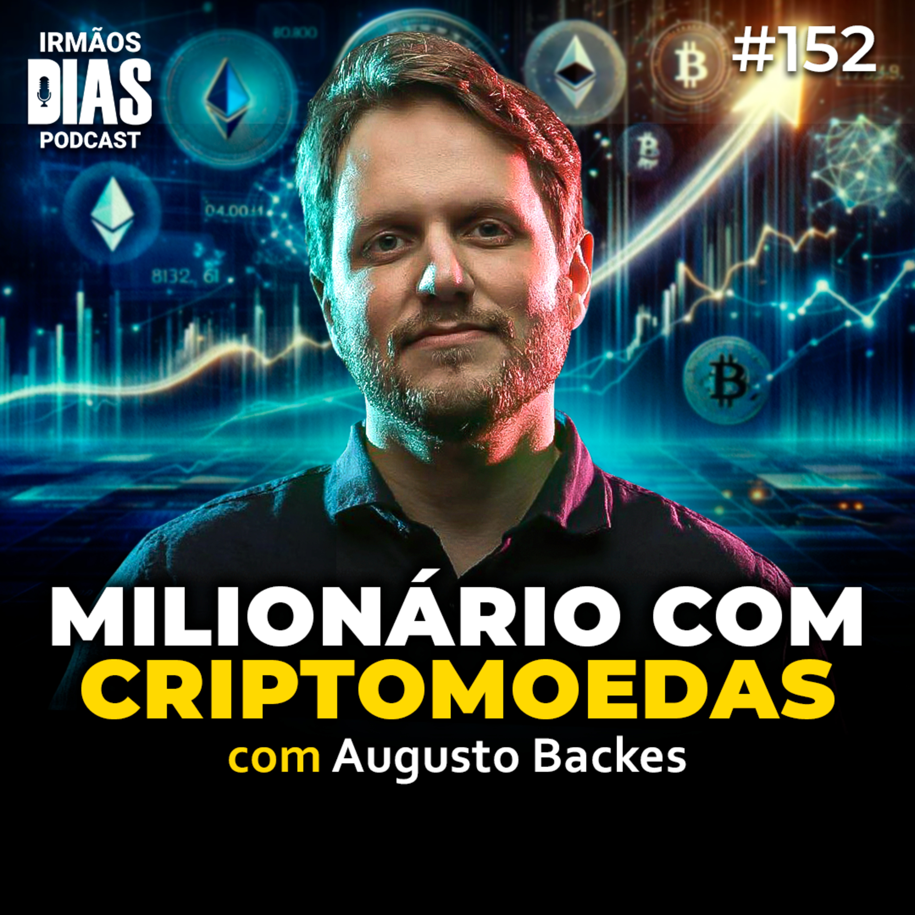 AUGUSTO BACKES - O MILIONÁRIO DAS CRIPTOS | Irmãos Dias Podcast | EP 152 episode artwork