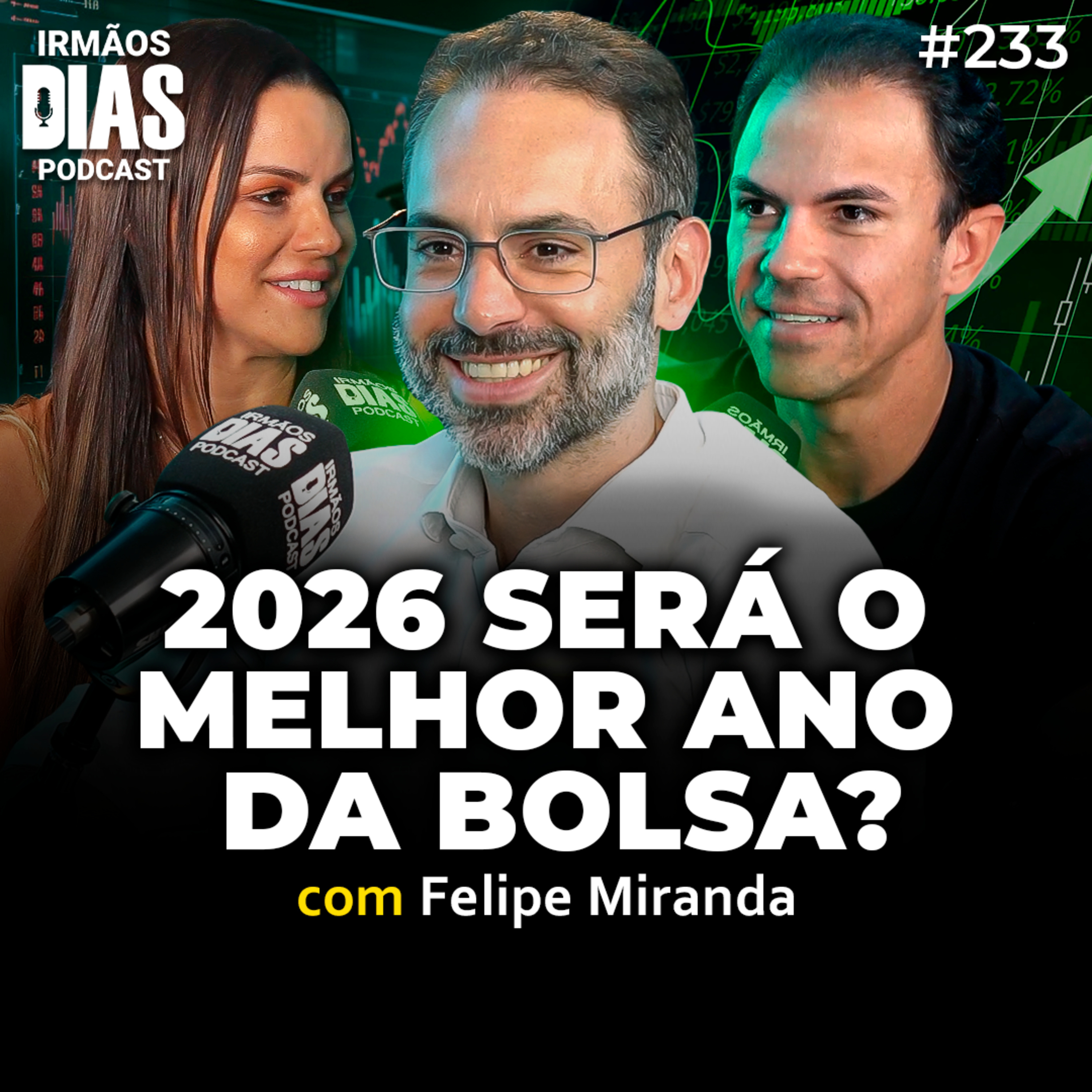 BOLSA DE VALORES E CENÁRIO POLÍTICO PRA 2026 (FELIPE MIRANDA) - Irmãos Dias Podcast #233