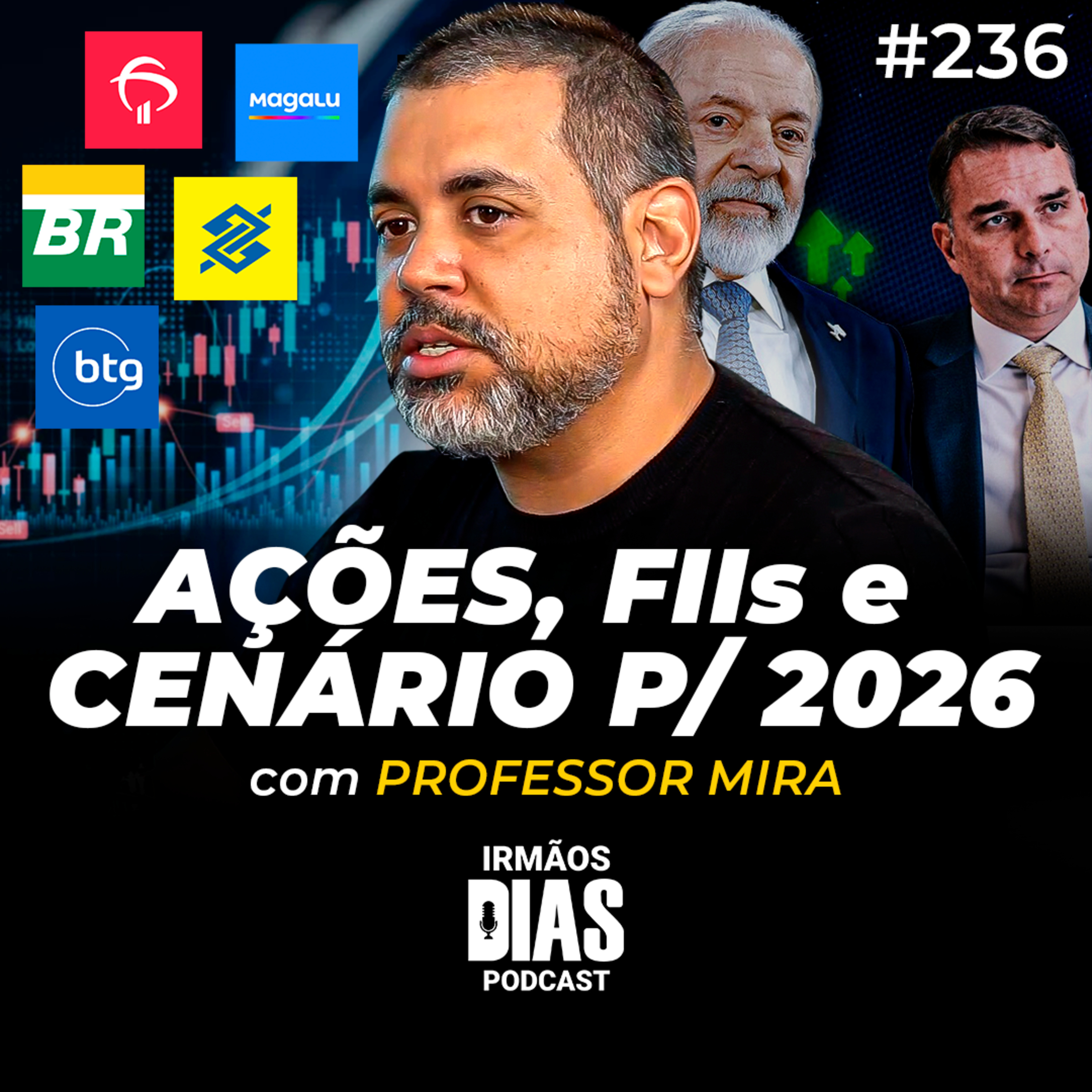 2026: O ANO DECISIVO PARA A BOLSA DE VALORES (PROFESSOR MIRA) - Irmãos Dias Podcast #236