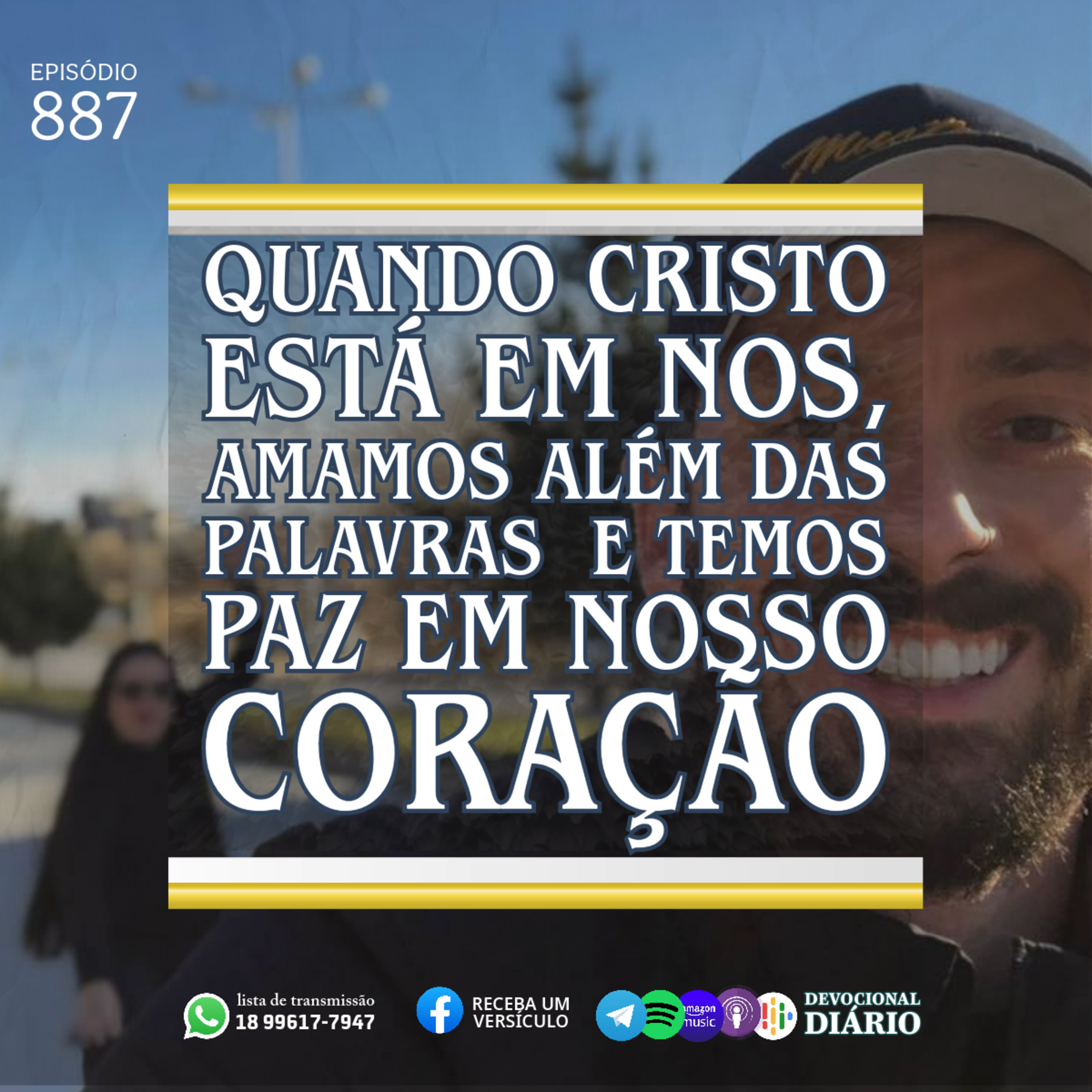 Quando Cristo está em nos, amamos além das palavras e temos paz em nosso coração  episode artwork