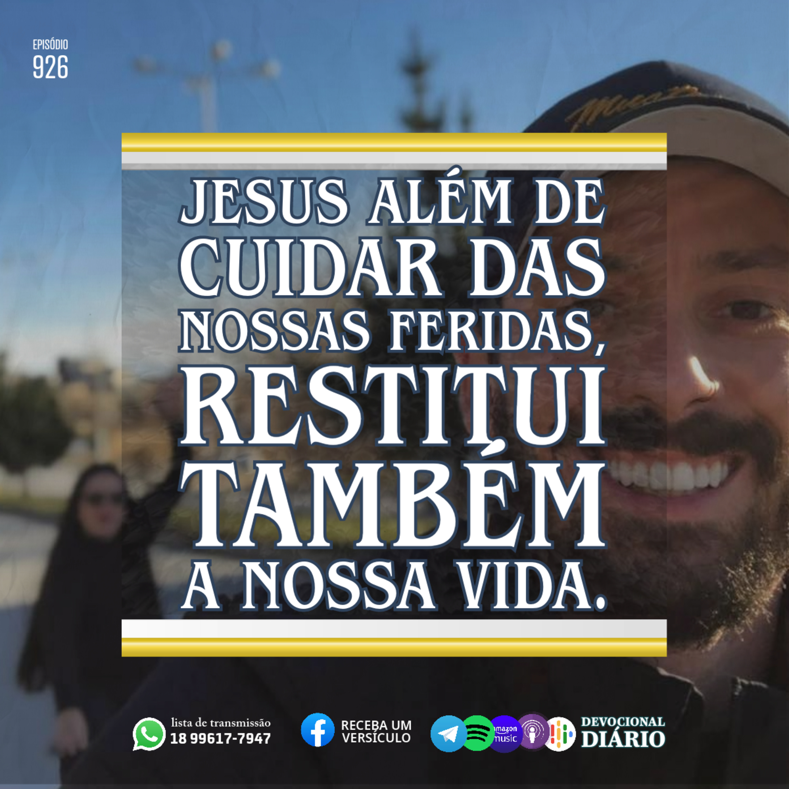 Jesus além de cuidar das nossas feridas, restitui também a nossa vida. episode artwork