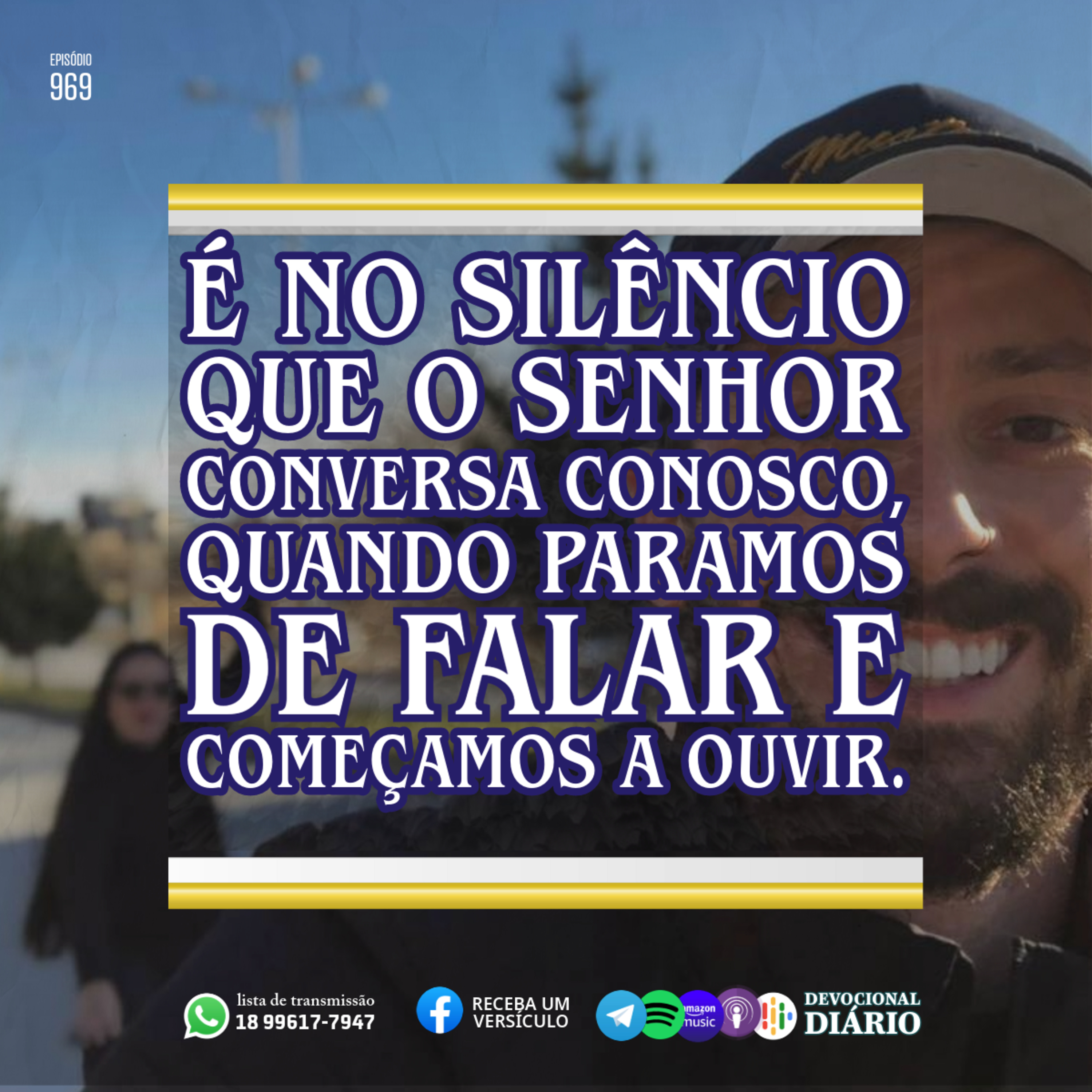 É no silêncio que o Senhor conversa conosco, quando paramos de falar e começamos a ouvir. episode artwork