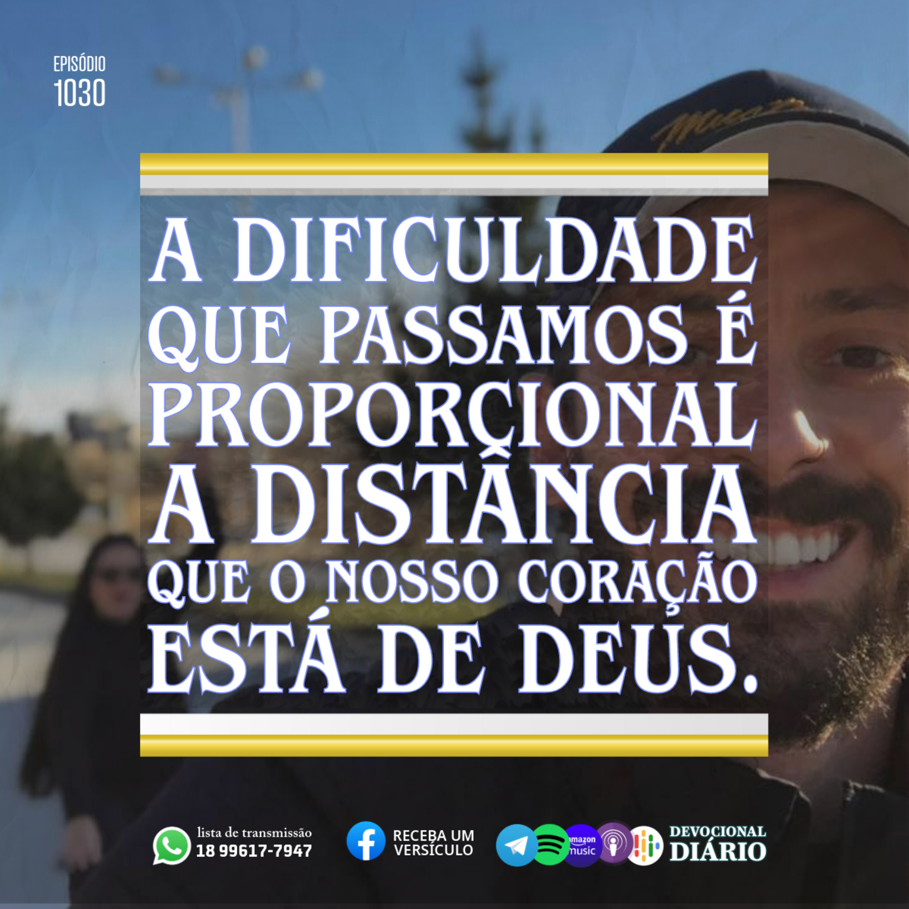 A dificuldade que passamos é proporcional a distância que o nosso coração está de Deus.  episode artwork
