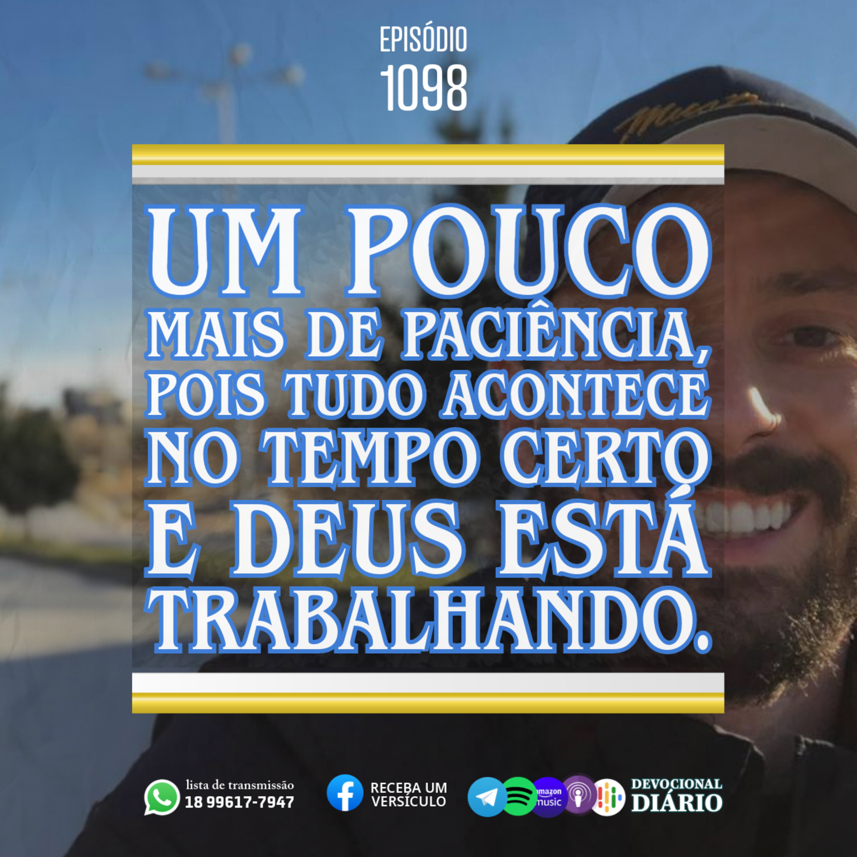 Um pouco mais de paciência, pois tudo acontece no tempo certo e Deus está trabalhando.  episode artwork