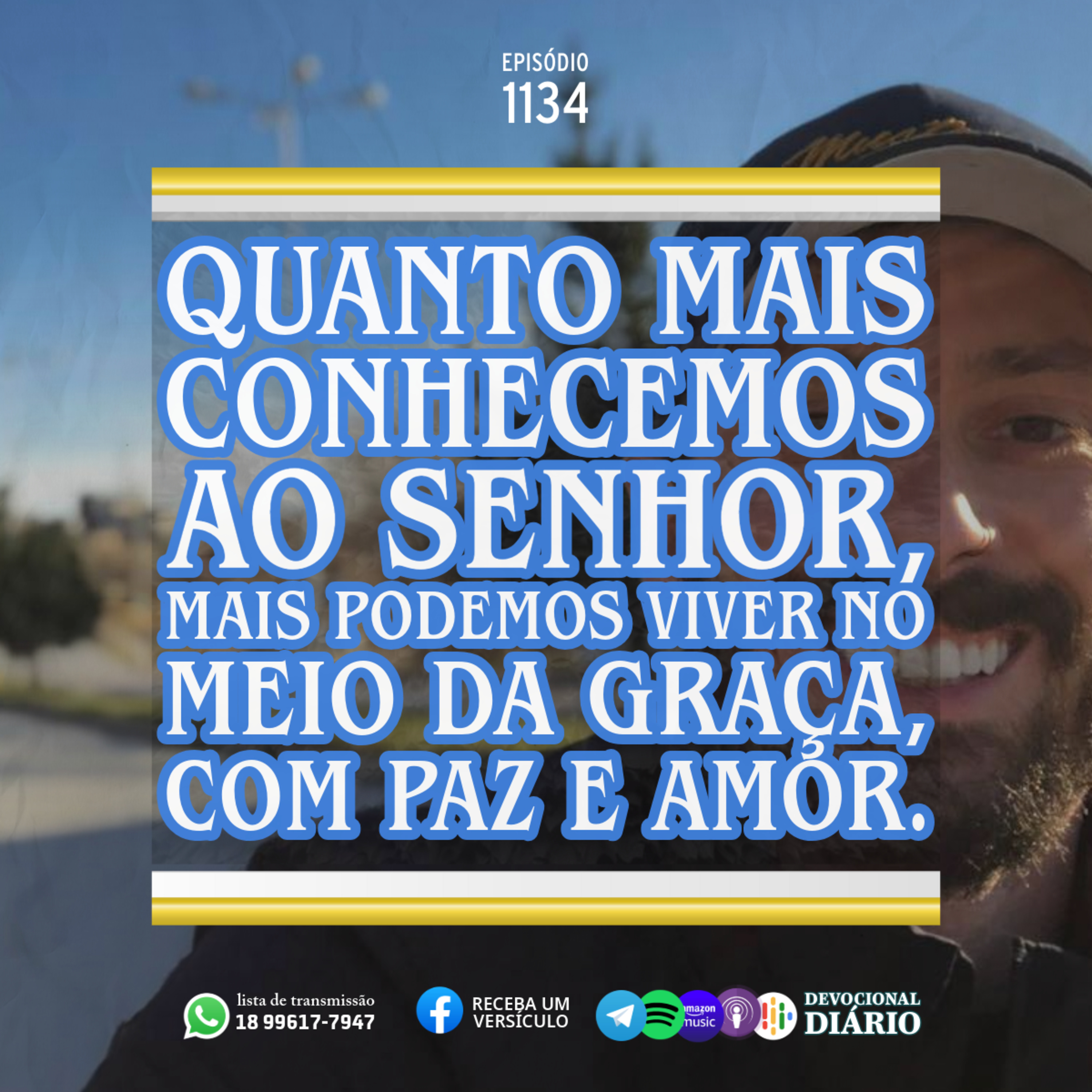 Quanto mais conhecemos ao Senhor, mais podemos viver no meio da graça, com paz e amor.  episode artwork
