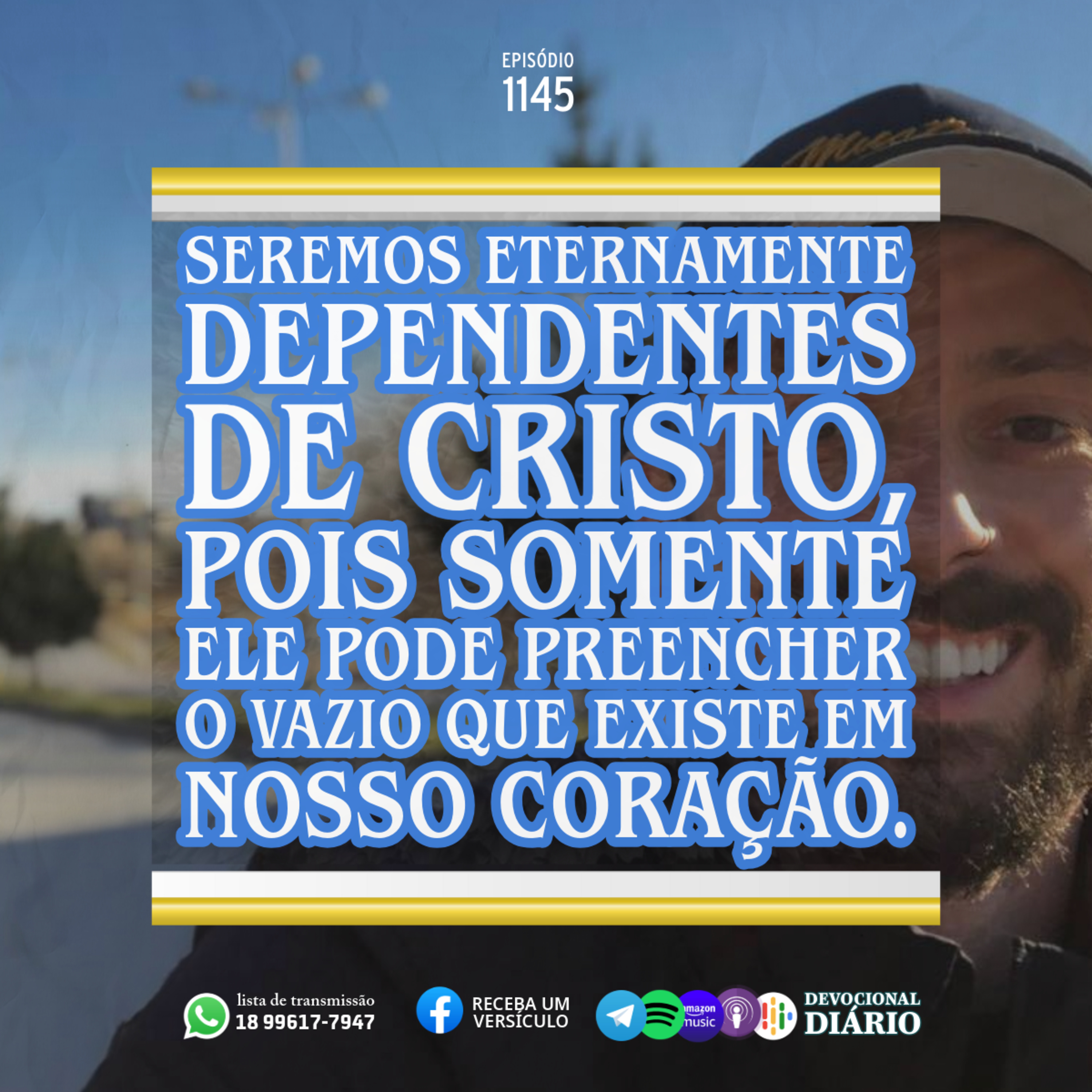 Seremos eternamente dependentes de Cristo, pois somente Ele pode preencher o vazio que existe em nosso coração. episode artwork