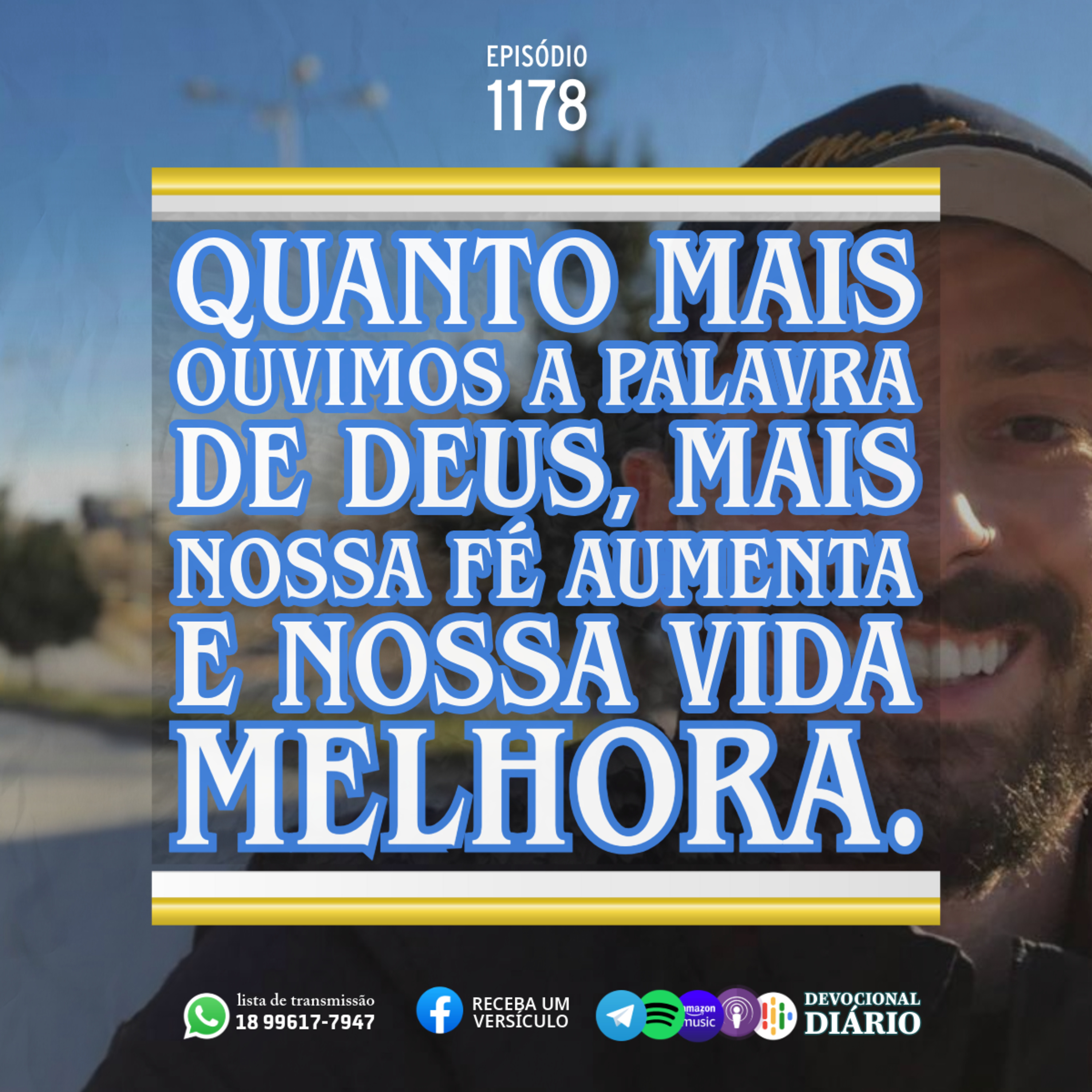 Quanto mais ouvimos a Palavra de Deus, mais nossa fé aumenta e nossa vida melhora. episode artwork