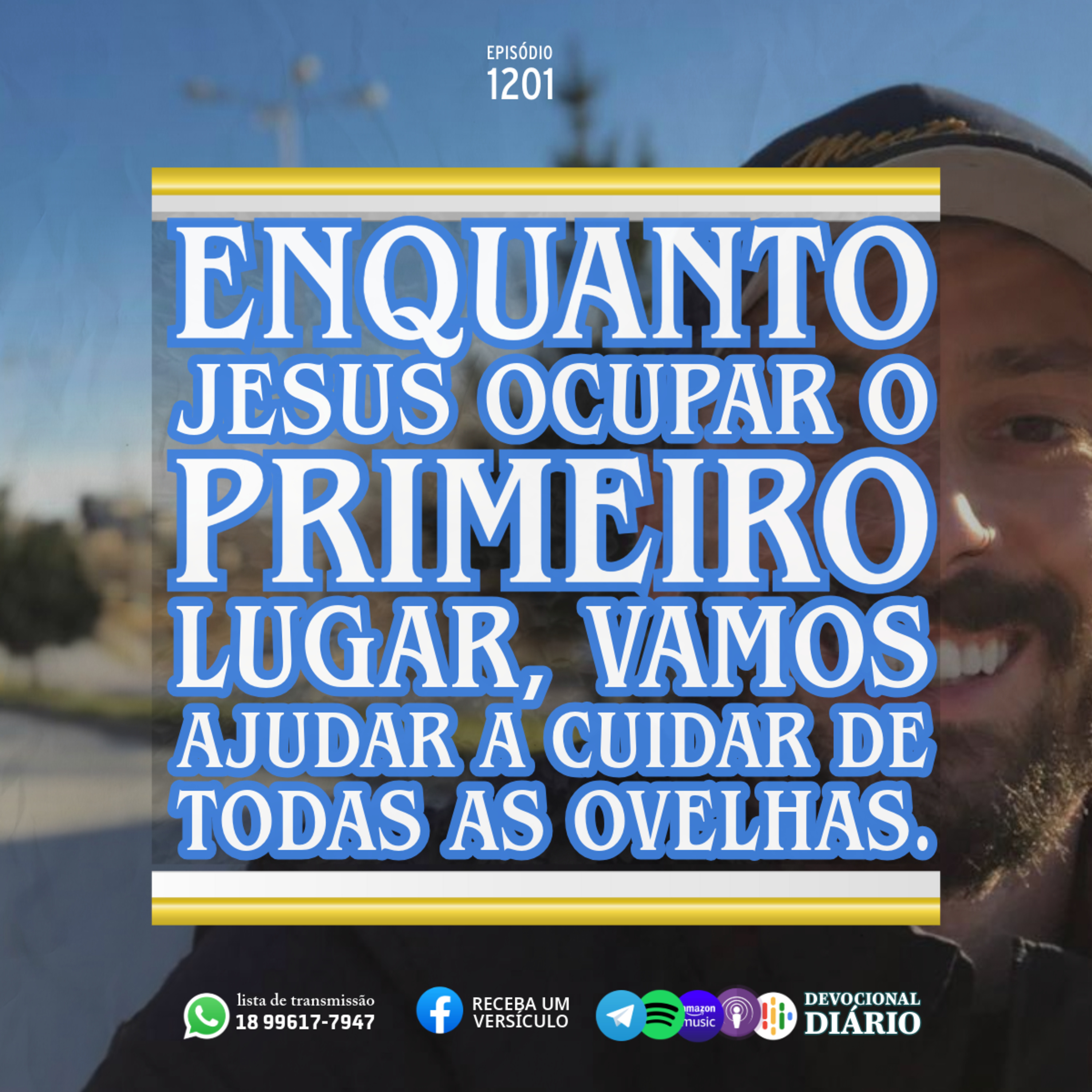 Enquanto Jesus ocupar o primeiro lugar, vamos ajudar a cuidar de todas as ovelhas.