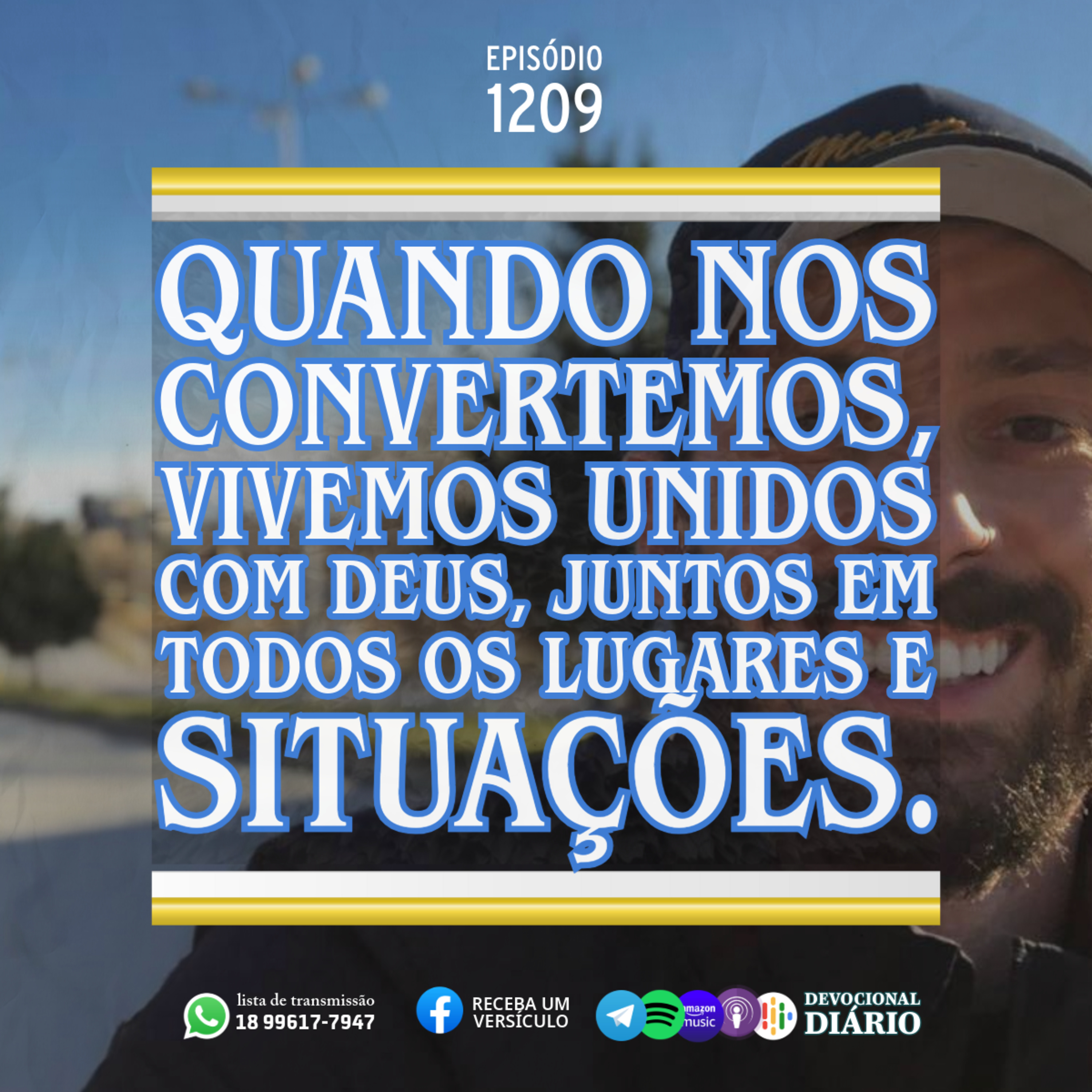 Quando nos convertemos, vivemos unidos com Deus, juntos em todos os lugares e situações. episode artwork