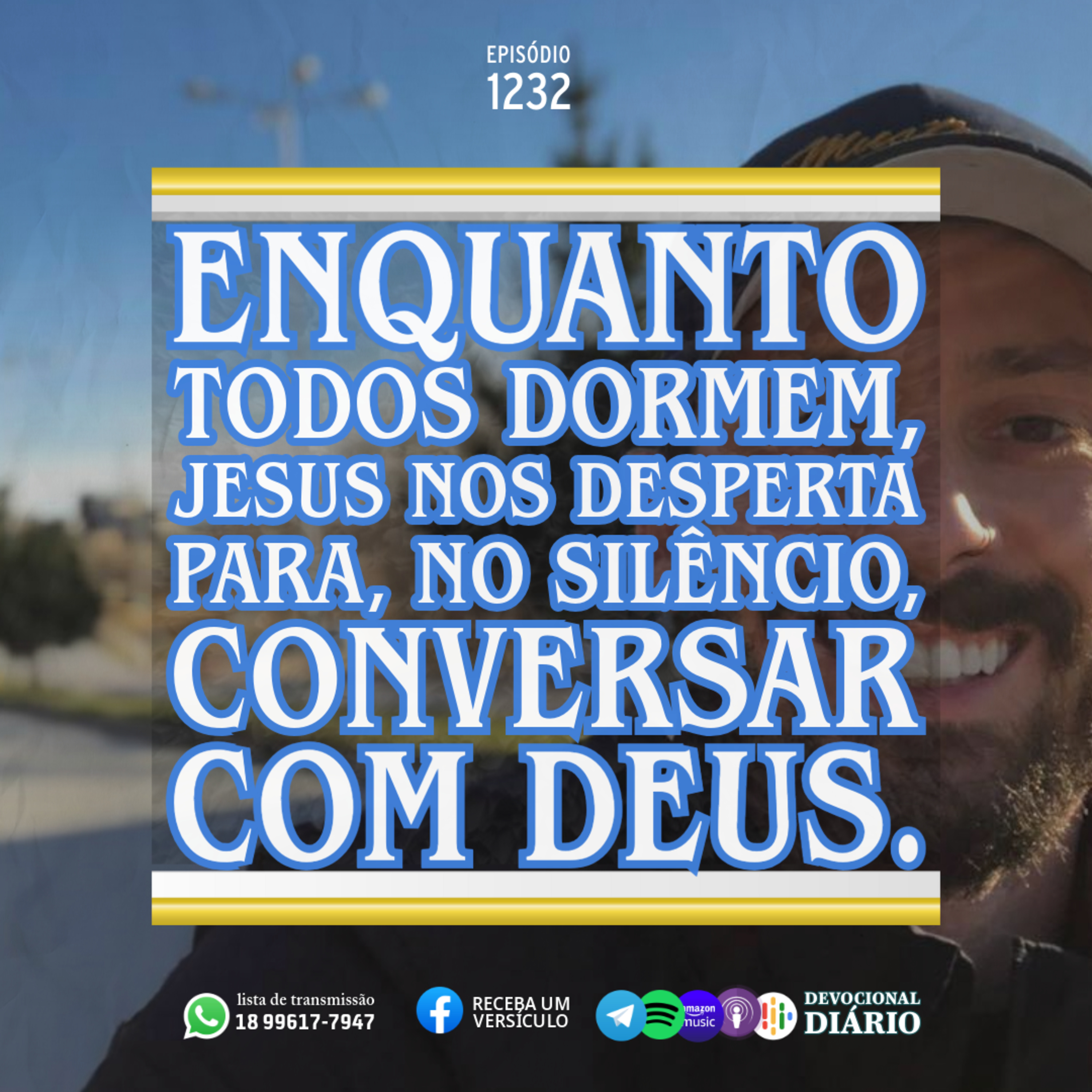 Enquanto todos dormem, Jesus nos desperta para, no silêncio, conversar com Deus. episode artwork