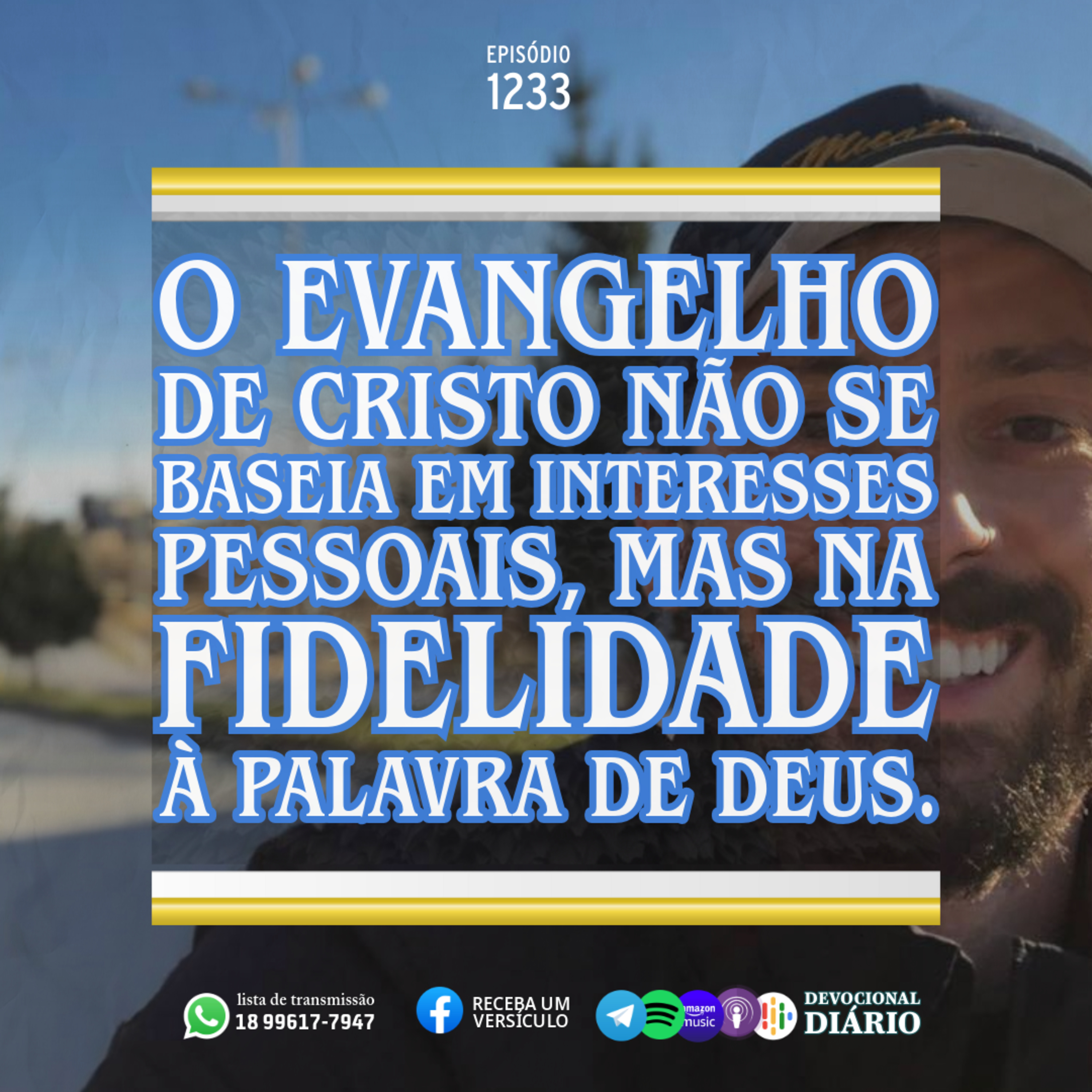 O evangelho de Cristo não se baseia em interesses pessoais, mas na fidelidade à Palavra de Deus. episode artwork