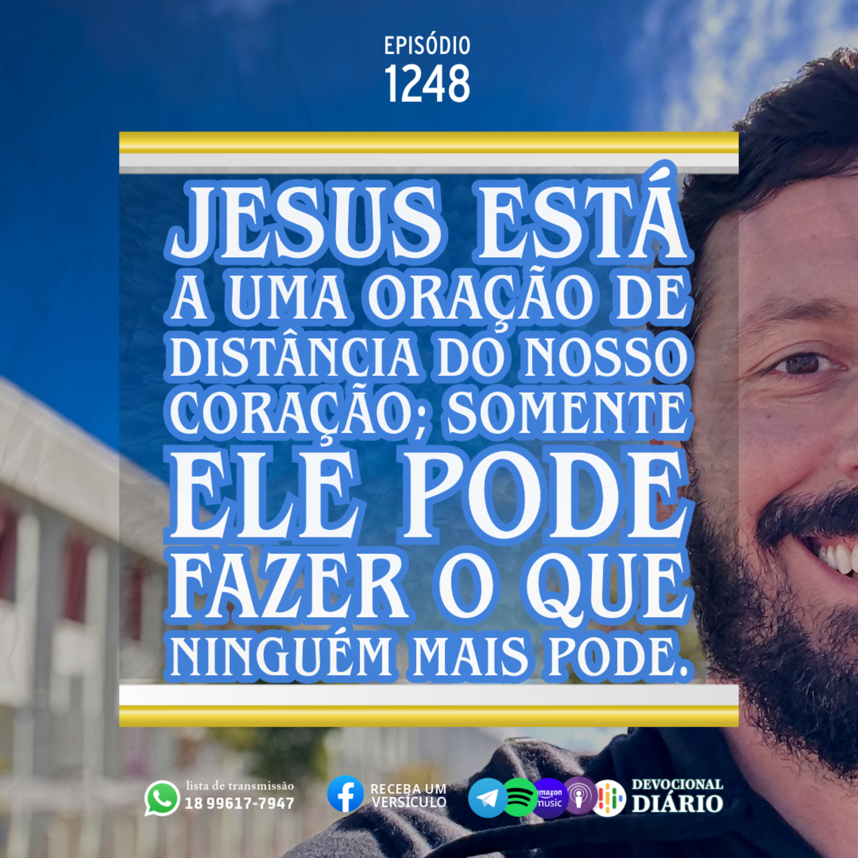 Jesus está a uma oração de distância do nosso coração; somente Ele pode fazer o que ninguém mais pode. episode artwork