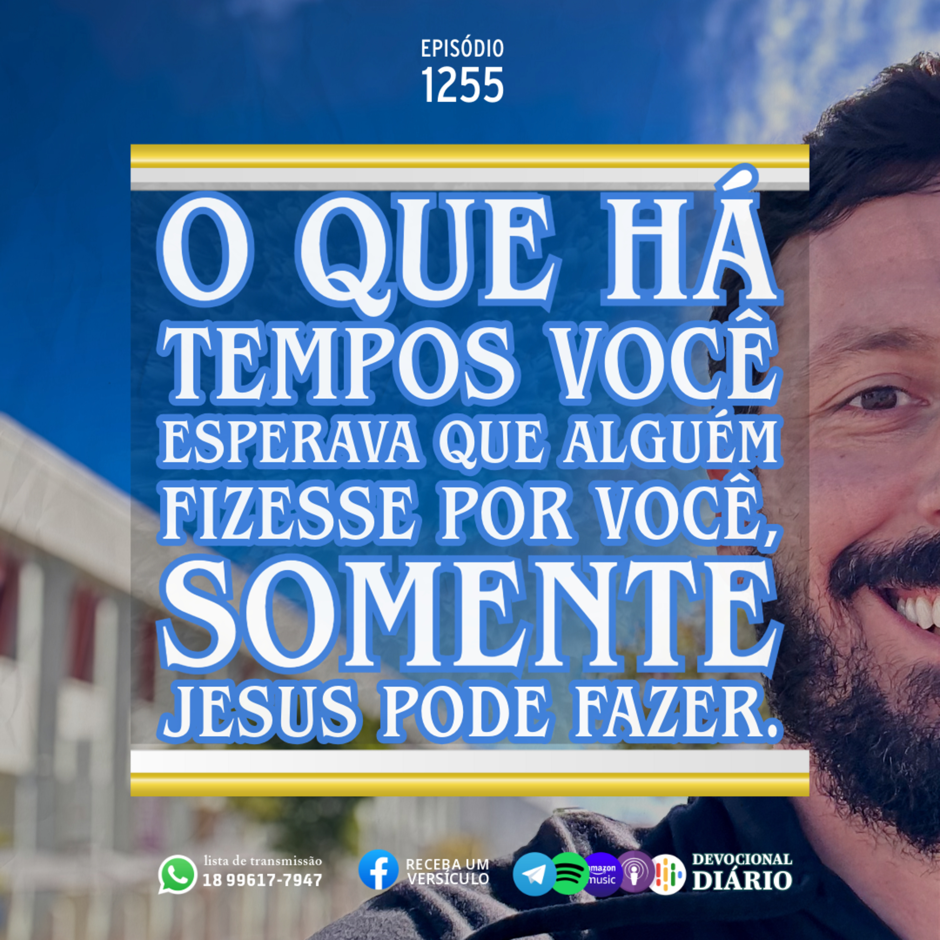 O que há tempos você esperava que alguém fizesse por você, somente Jesus pode fazer. episode artwork