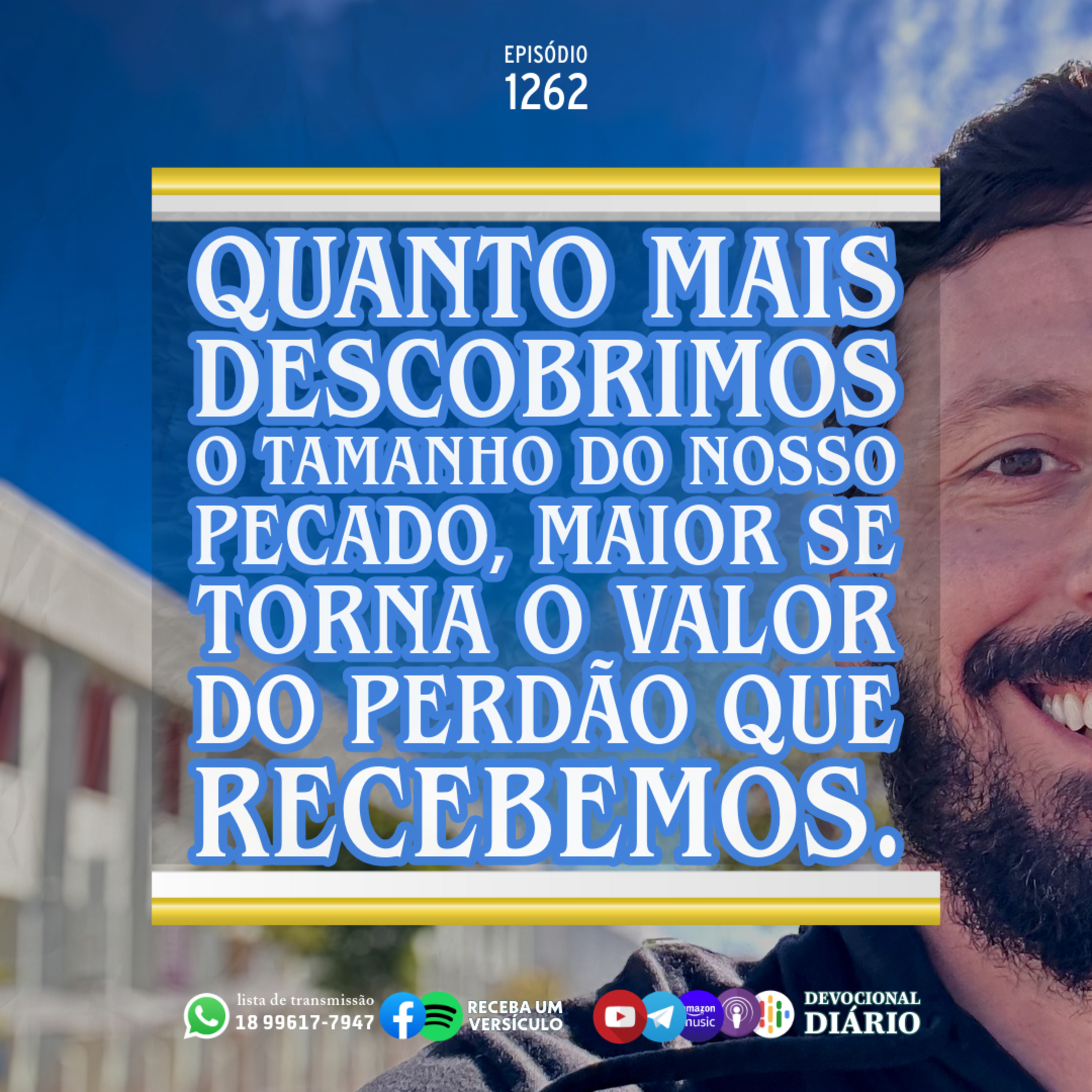 Quanto mais descobrimos o tamanho do nosso pecado, maior se torna o valor do perdão que recebemos. episode artwork