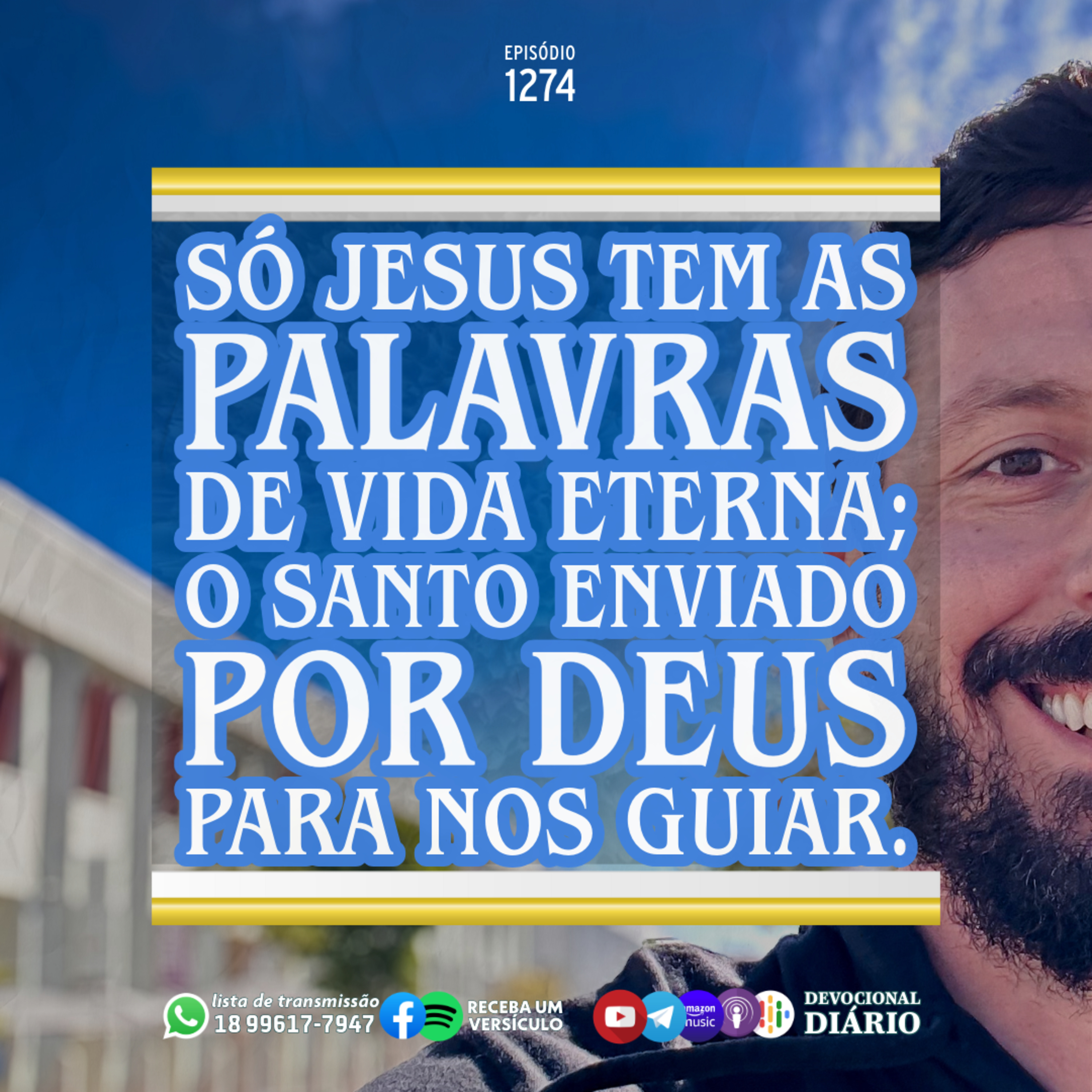 Só Jesus tem as palavras de vida eterna; o Santo enviado por Deus para nos guiar. episode artwork