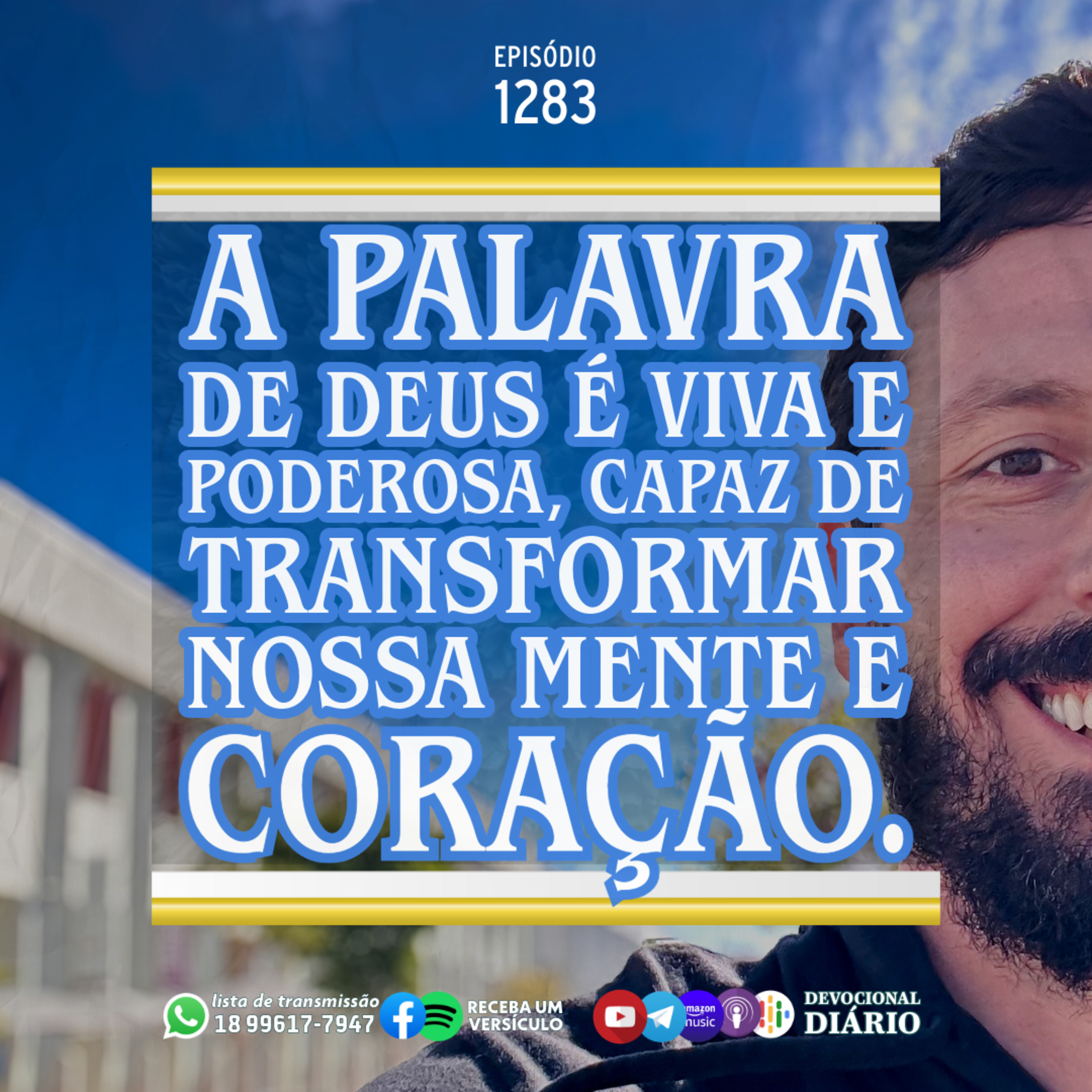 A Palavra de Deus é viva e poderosa, capaz de transformar nossa mente e coração. episode artwork