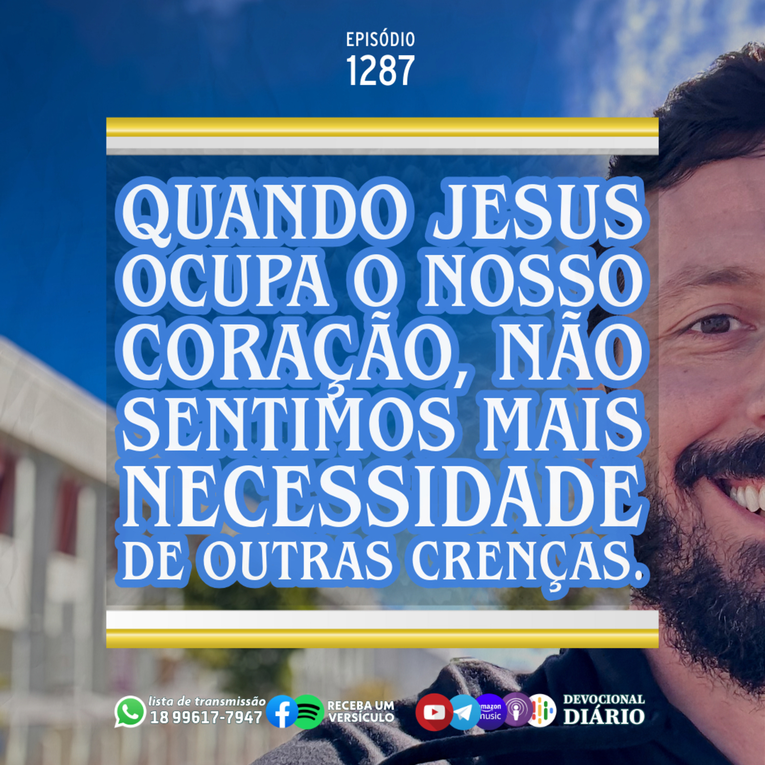 Quando Jesus ocupa o nosso coração, não sentimos mais necessidade de outras crenças. episode artwork