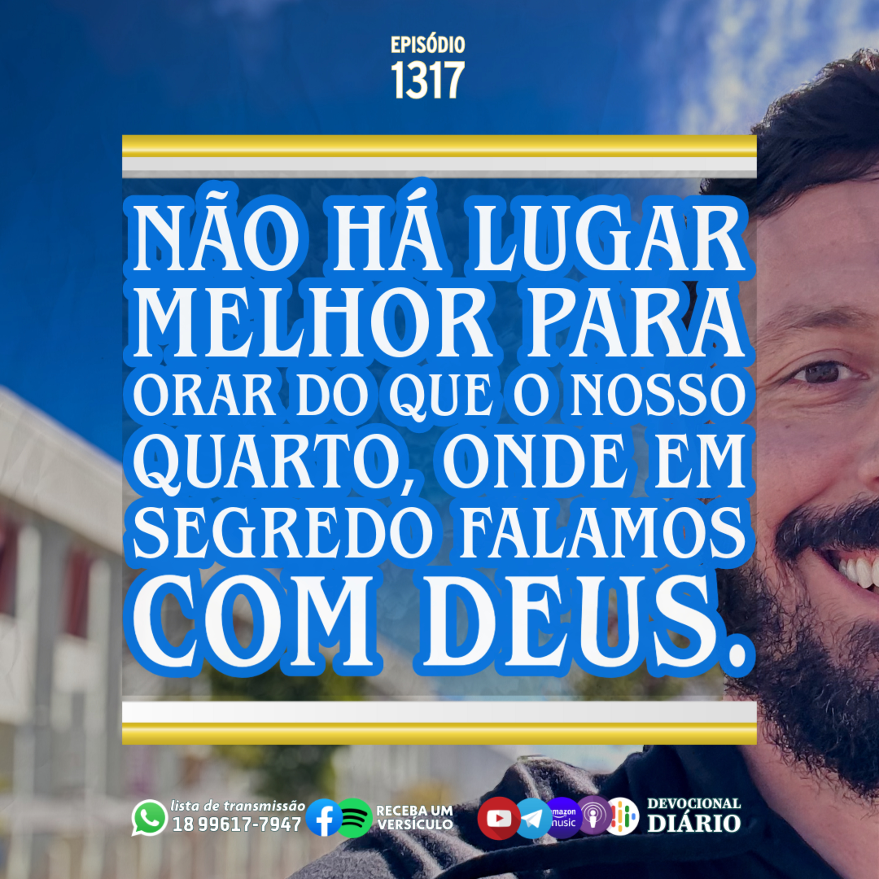Não há lugar melhor para orar do que o nosso quarto, onde em segredo falamos com Deus. episode artwork