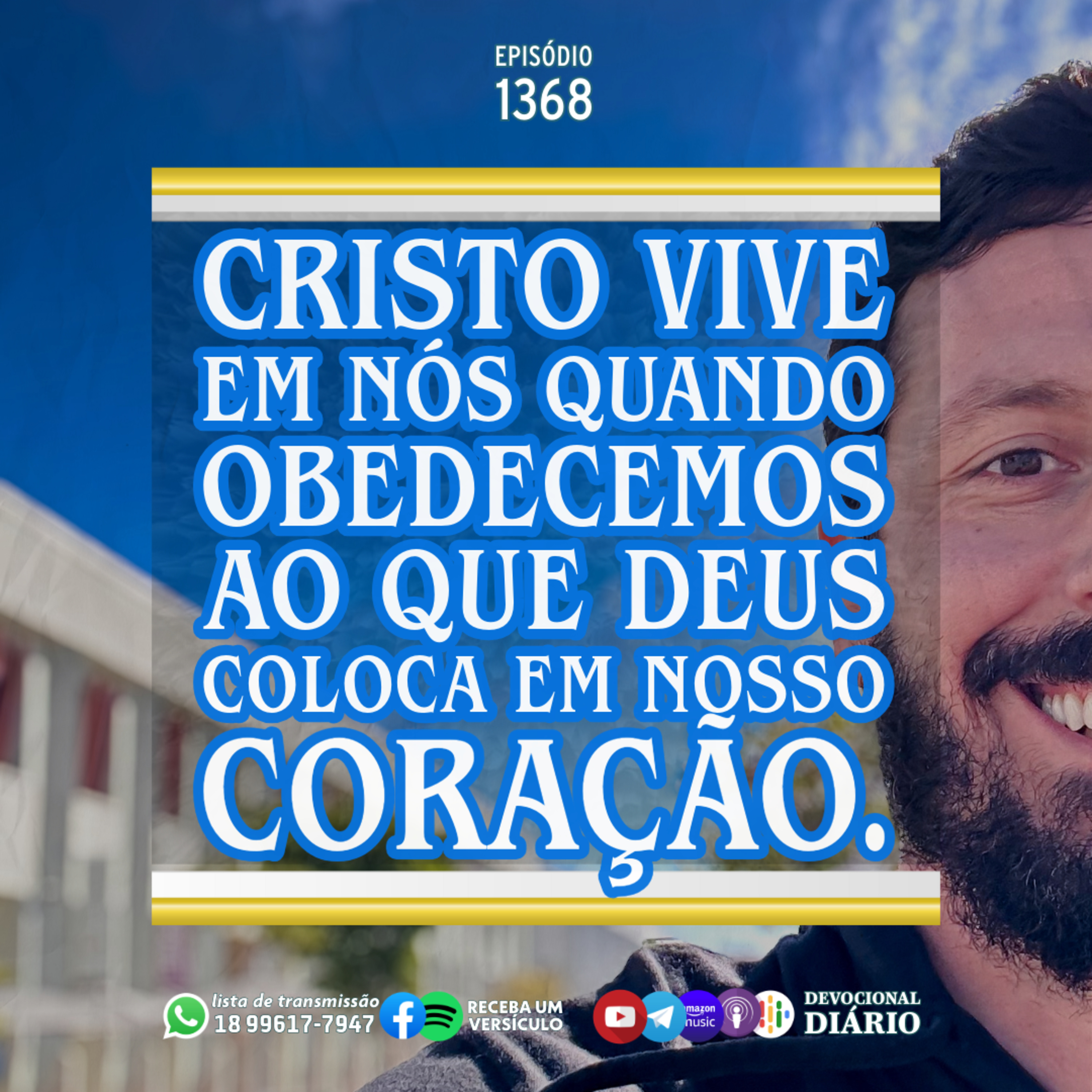 Cristo vive em nós quando obedecemos ao que Deus coloca em nosso coração. episode artwork
