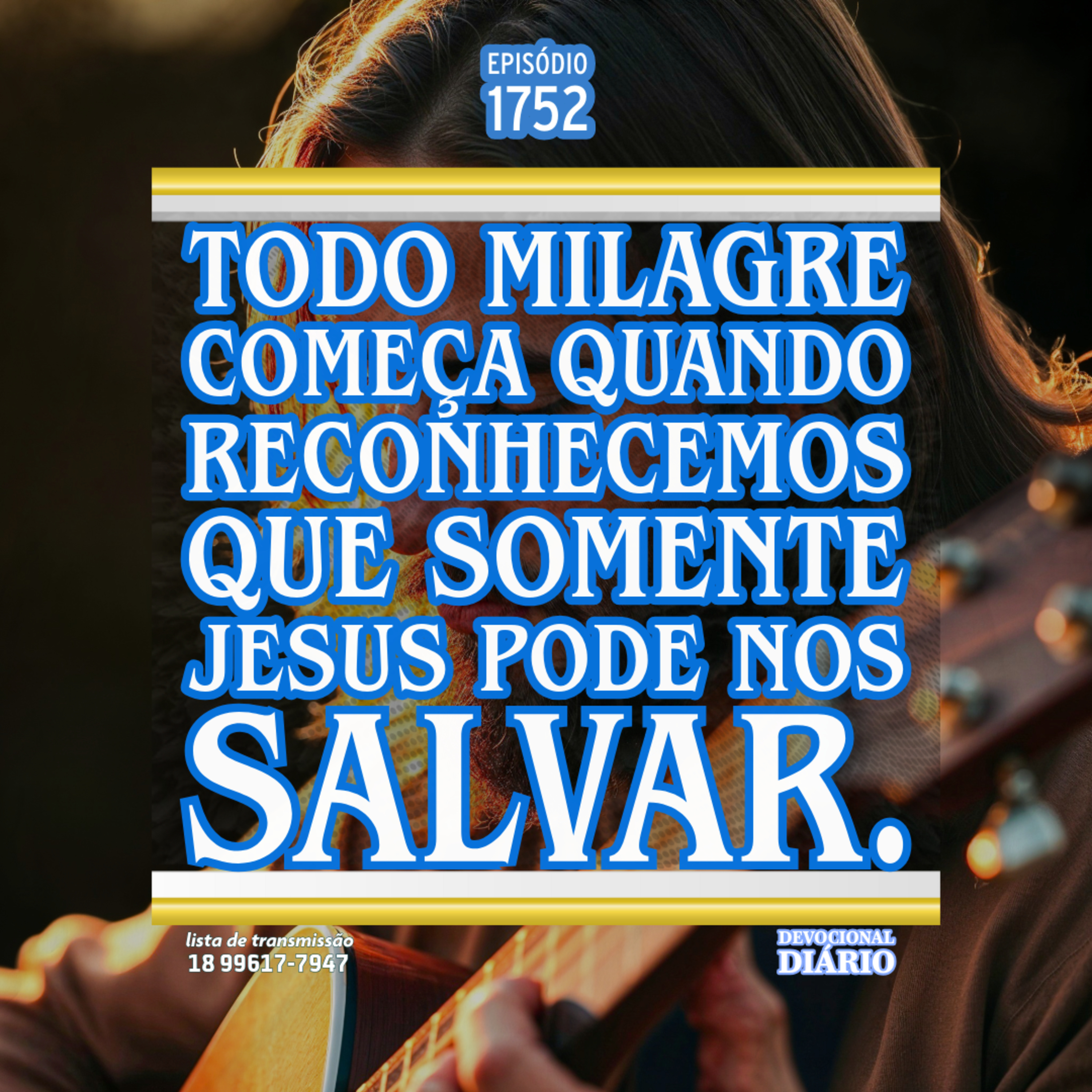 Todo milagre começa quando reconhecemos que somente Jesus pode nos salvar. episode artwork