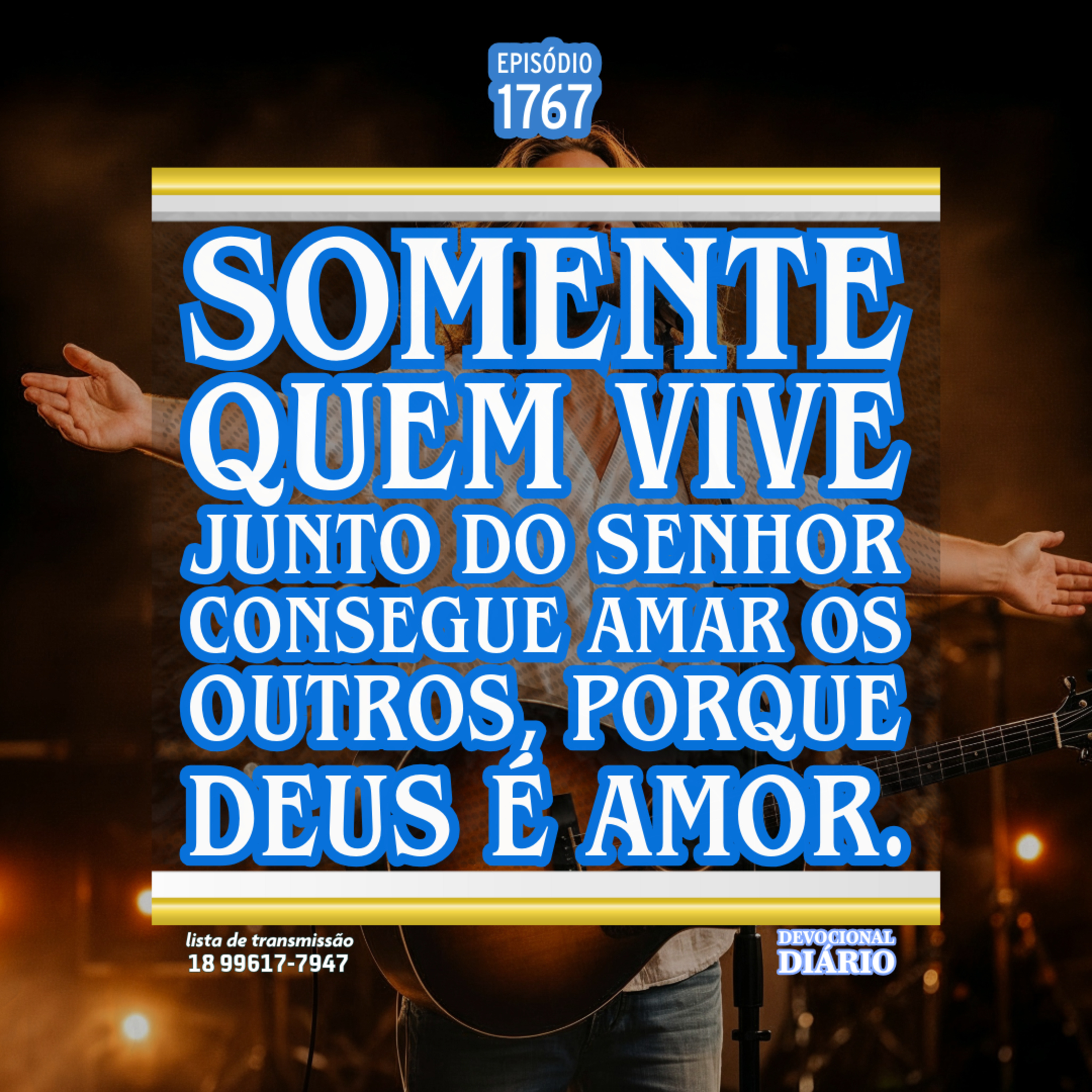 Somente quem vive junto do Senhor consegue amar os outros, porque Deus é amor. episode artwork