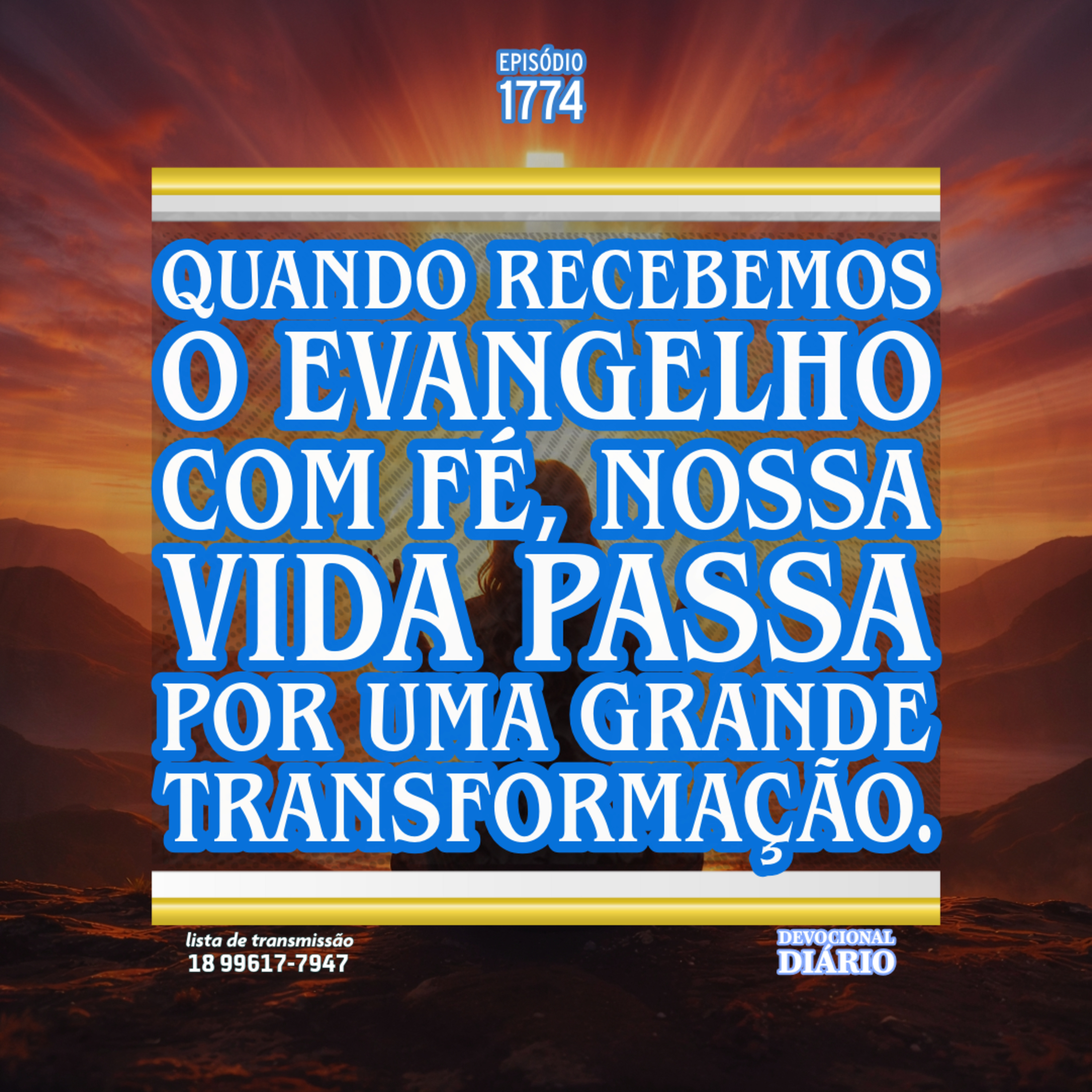 Quando recebemos o evangelho com fé, nossa vida passa por uma grande transformação. episode artwork
