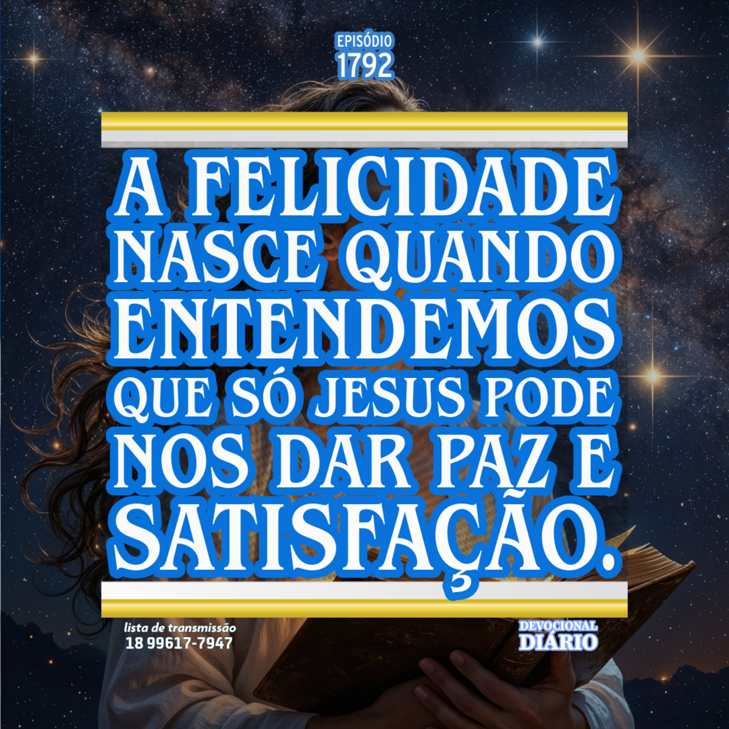 A felicidade nasce quando entendemos que só Jesus pode nos dar paz e satisfação. episode artwork
