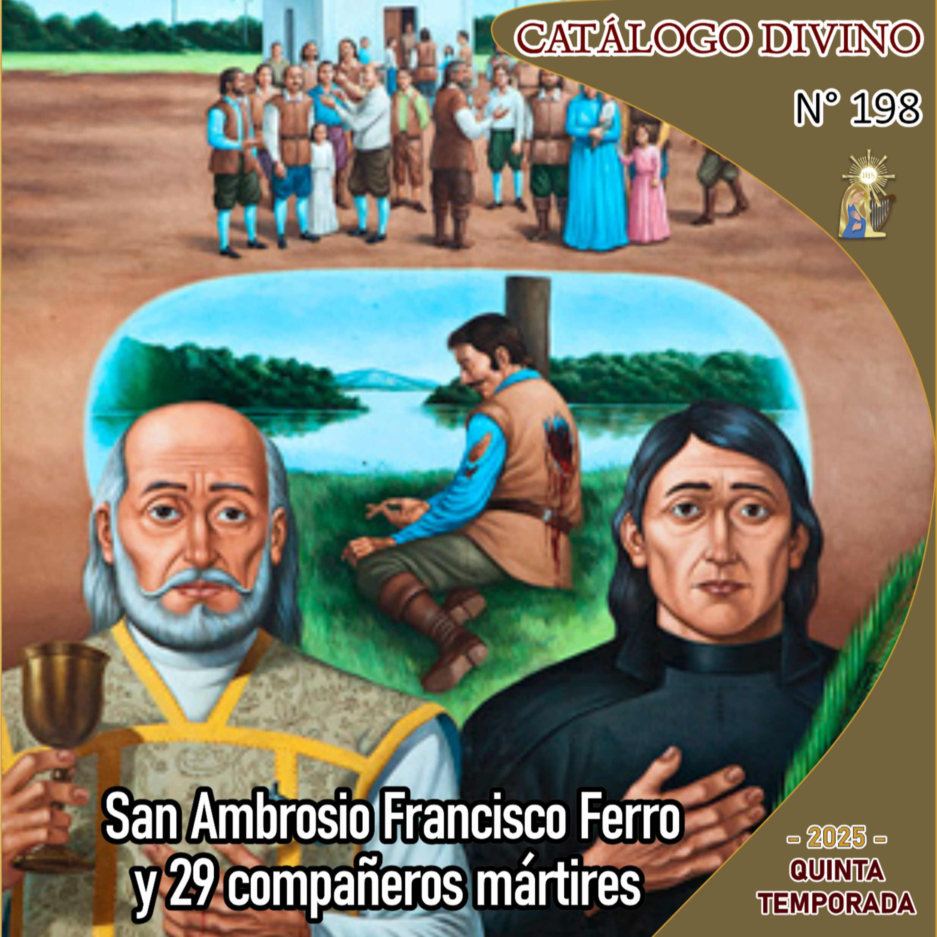198| San Ambrosio Francisco Ferro y 29 compañeros mártires de Brasil - 3 de octubre - Catálogo Divino - Quinta temporada (2025) episode artwork